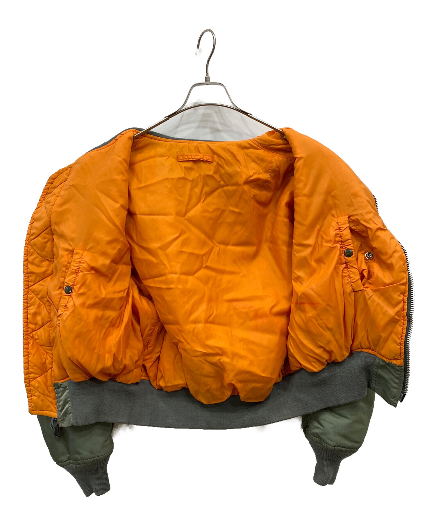 中古・古着通販】Schott (ショット) MA-1ジャケット グリーン サイズ