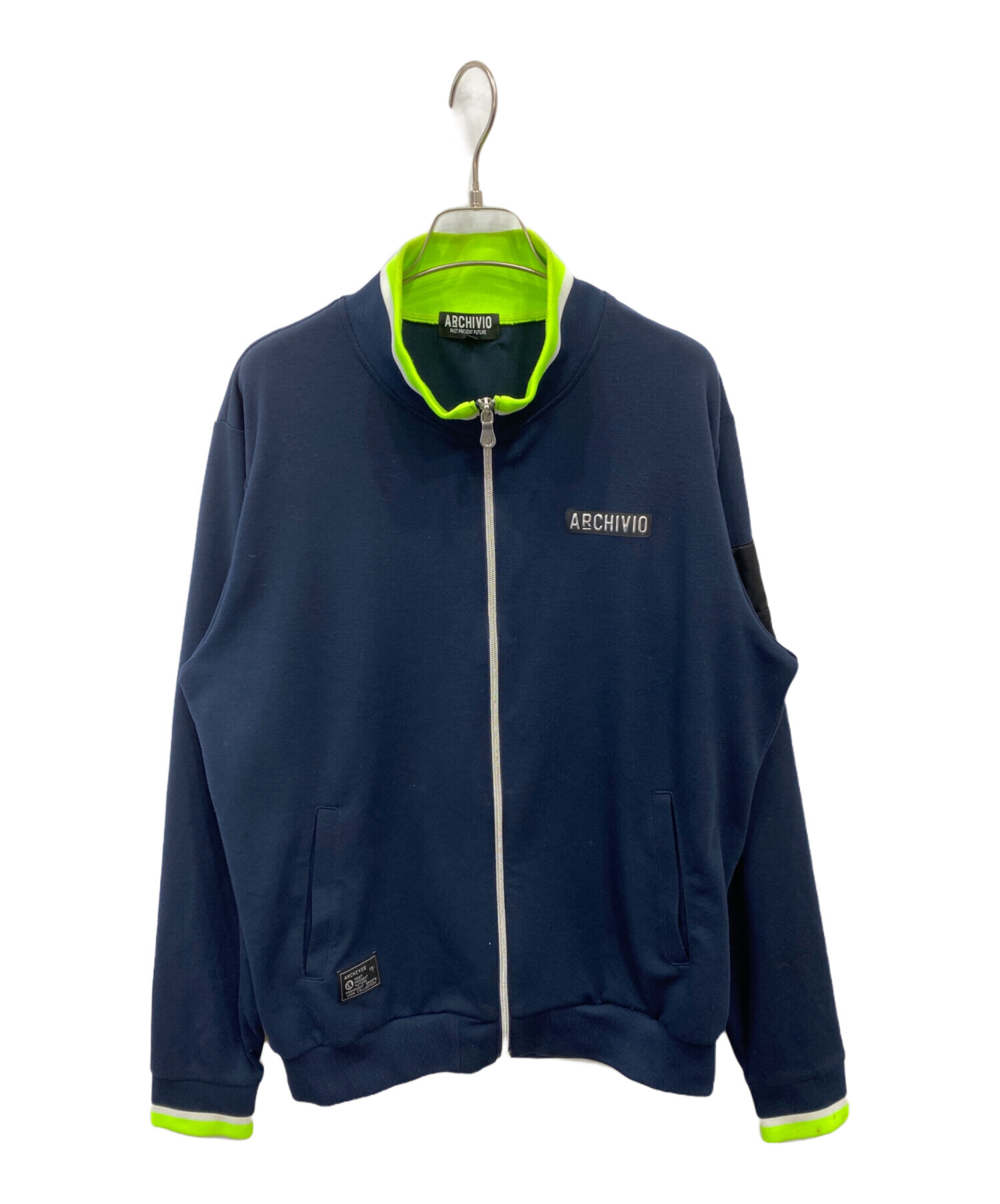 アルチビオ archivio 裏起毛フルジップトラックジャケット 48 中古・古着通販】archivio (アルチビオ) ジップアップジャケット
