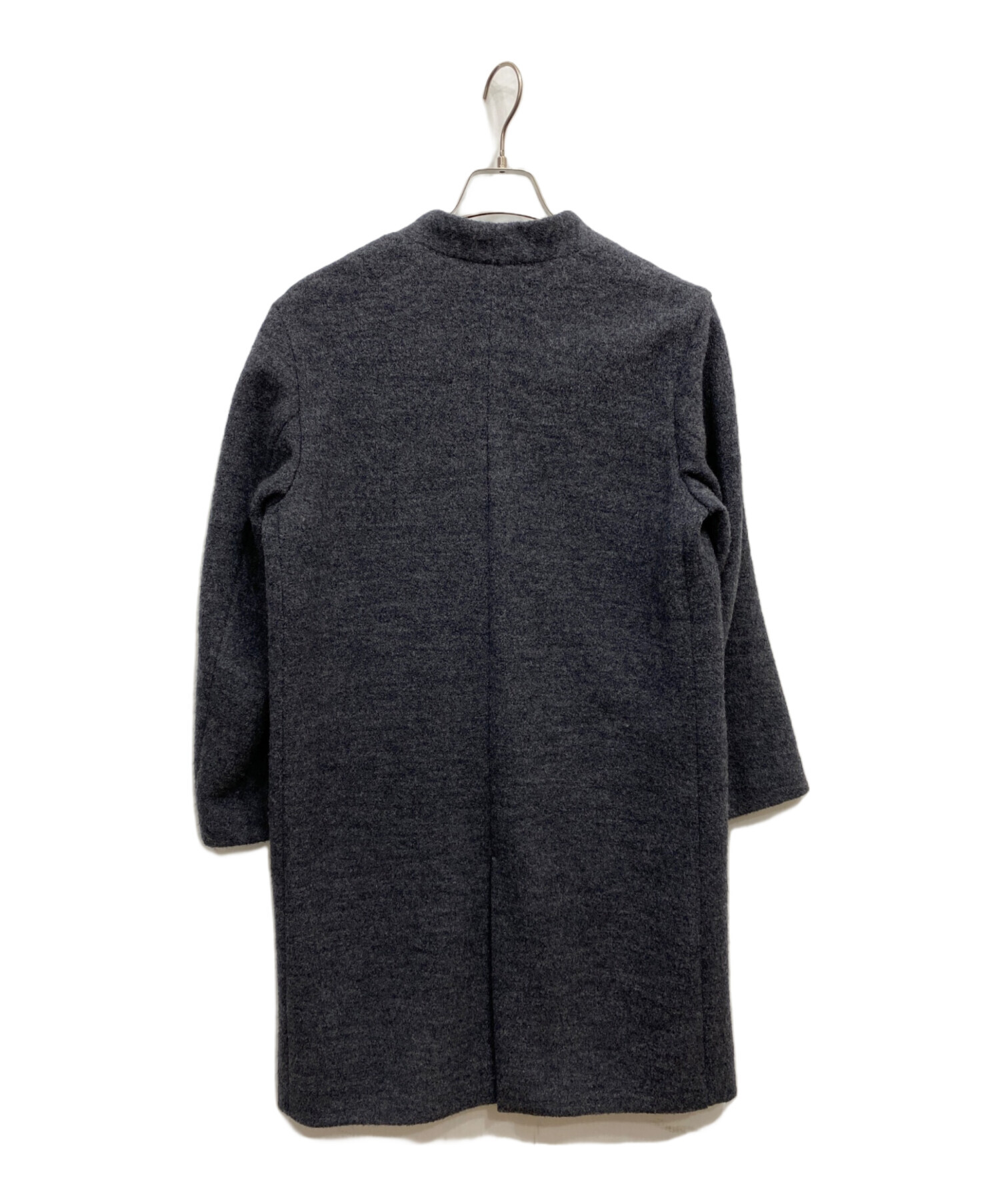 中古・古着通販】LACOSTE (ラコステ) ウールコート ブラック サイズ:36 