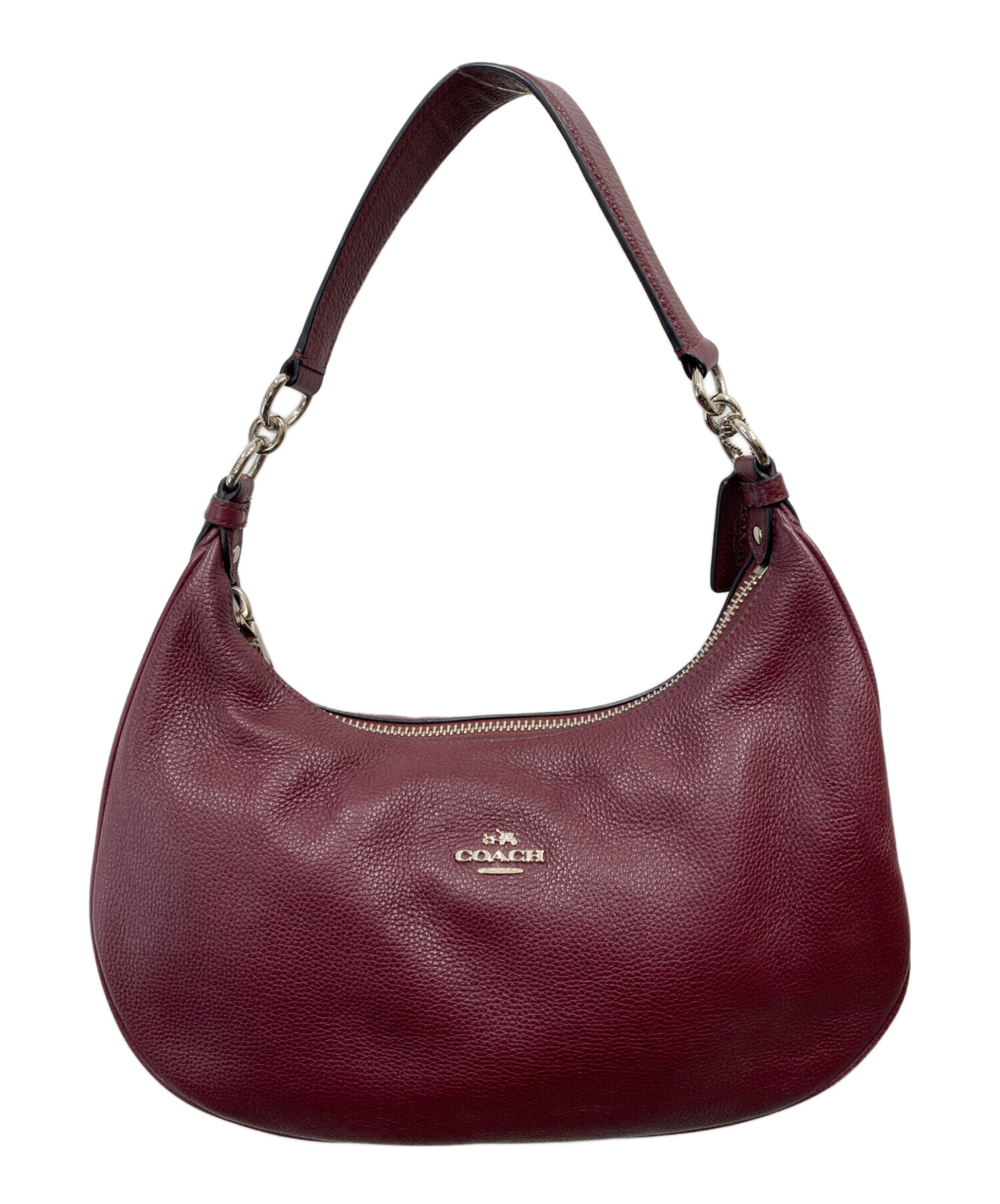 中古・古着通販】COACH (コーチ) ワンショルダーバッグ バーガンディー 