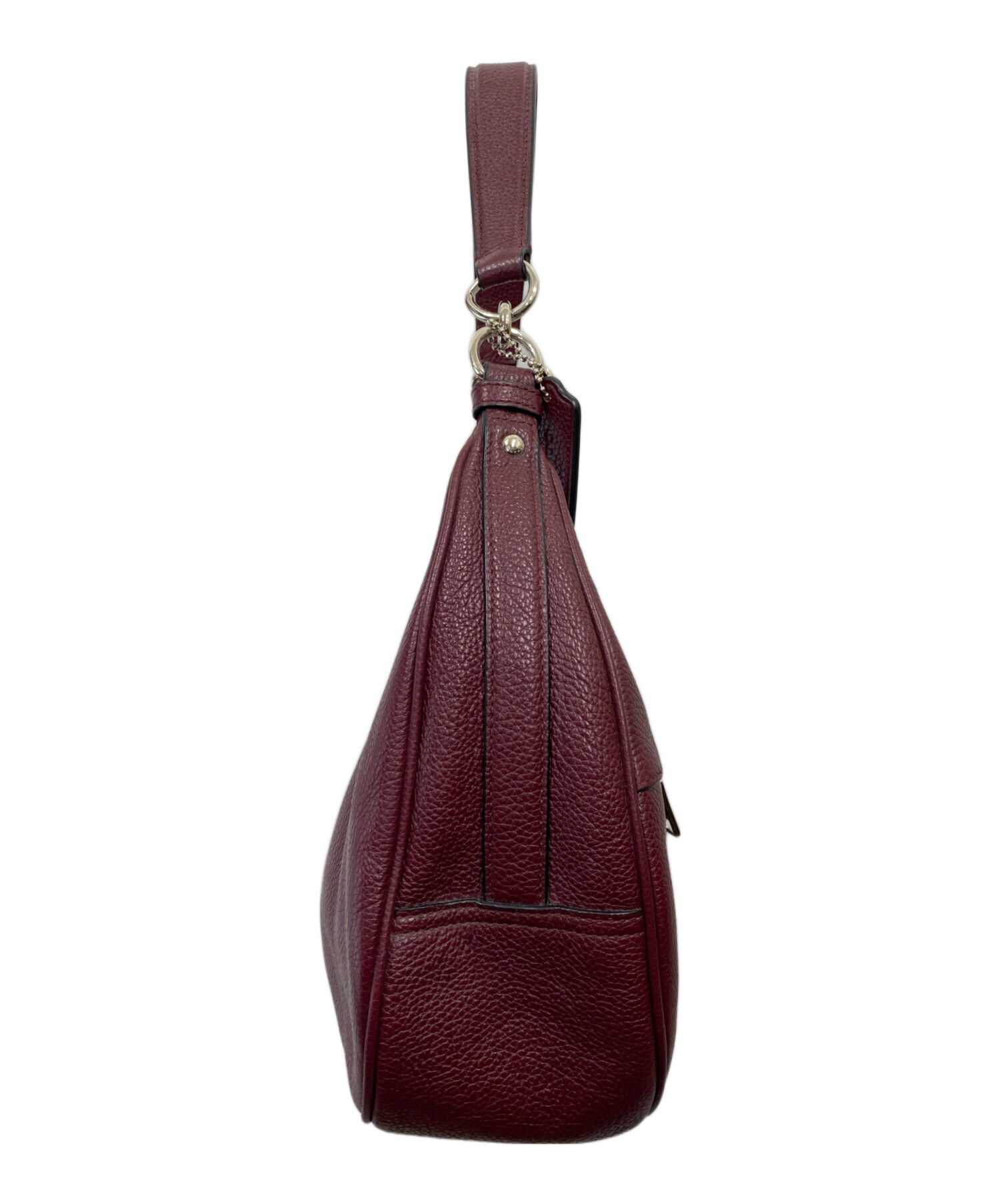 中古・古着通販】COACH (コーチ) ワンショルダーバッグ バーガンディー 