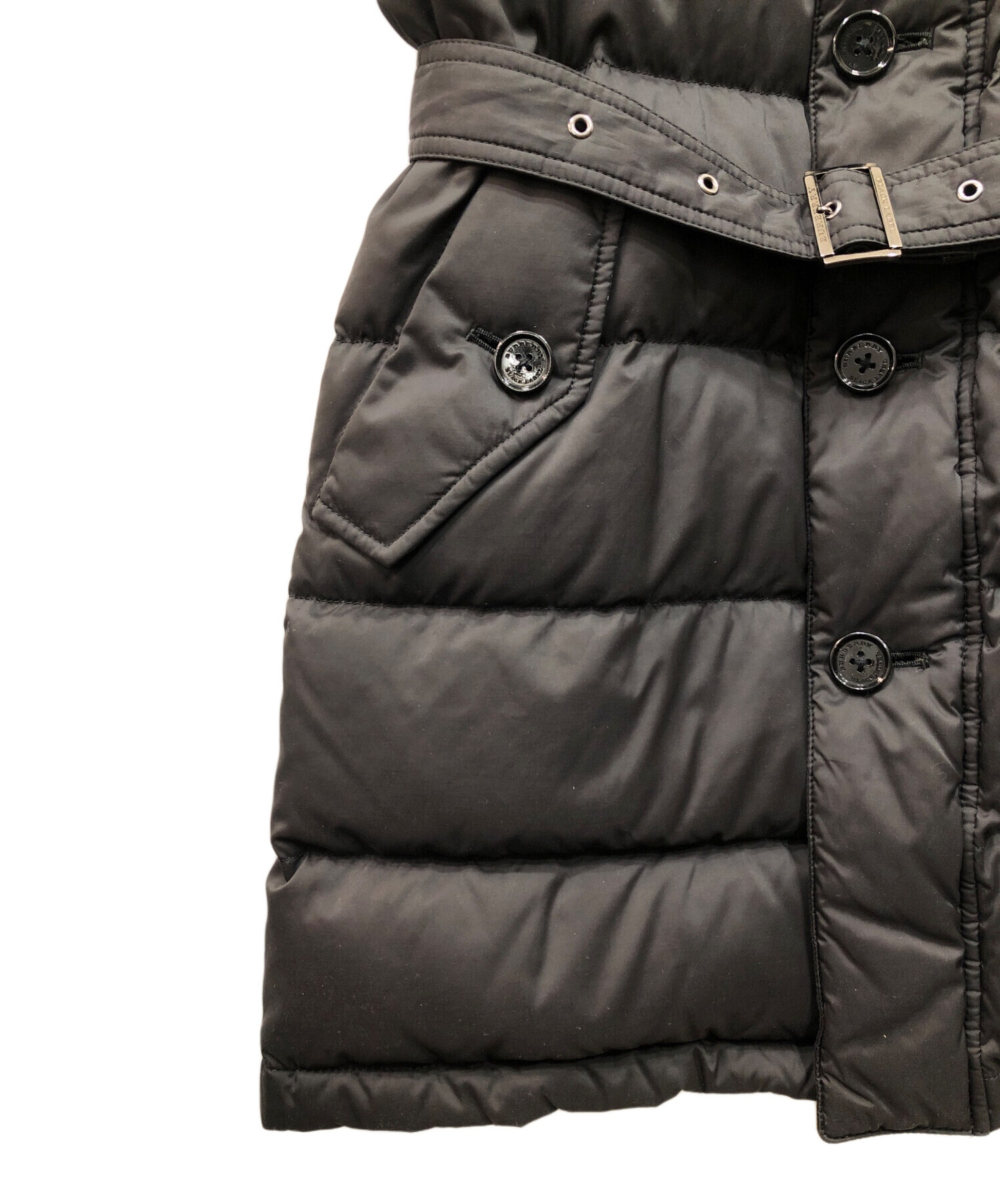レア！BURBERRY ブラック 中綿コート 中古・古着通販】BURBERRY BLACK LABEL (バーバリーブラックレーベル