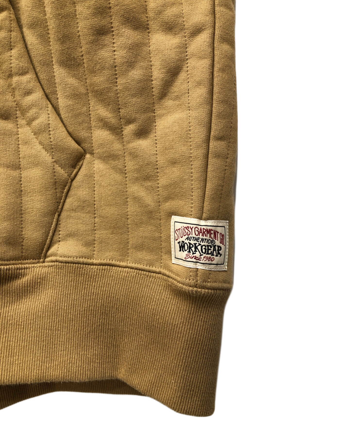 中古・古着通販】stussy (ステューシー) VERTICAL QUILTED ZIP HOODIE