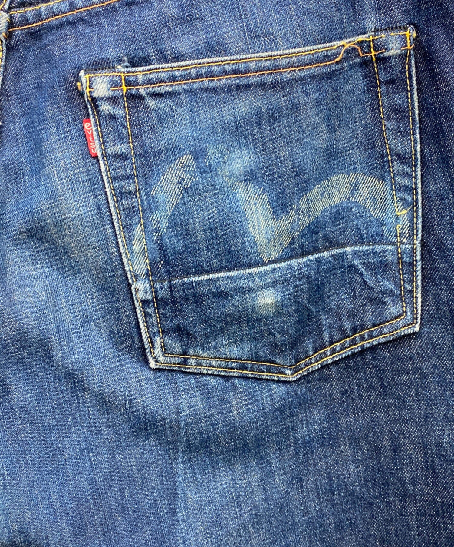 中古・古着通販】EVISU (エヴィス) デニムパンツ ブルー サイズ:W34