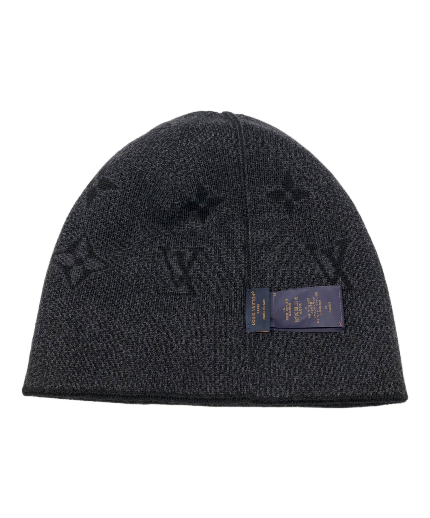 中古・古着通販】LOUIS VUITTON (ルイ ヴィトン) ビーニー ブラック