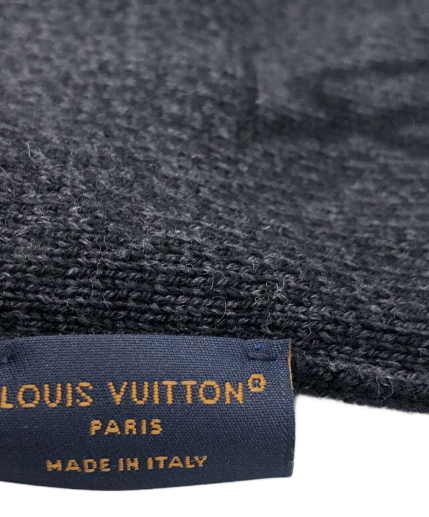 中古・古着通販】LOUIS VUITTON (ルイ ヴィトン) ビーニー ブラック