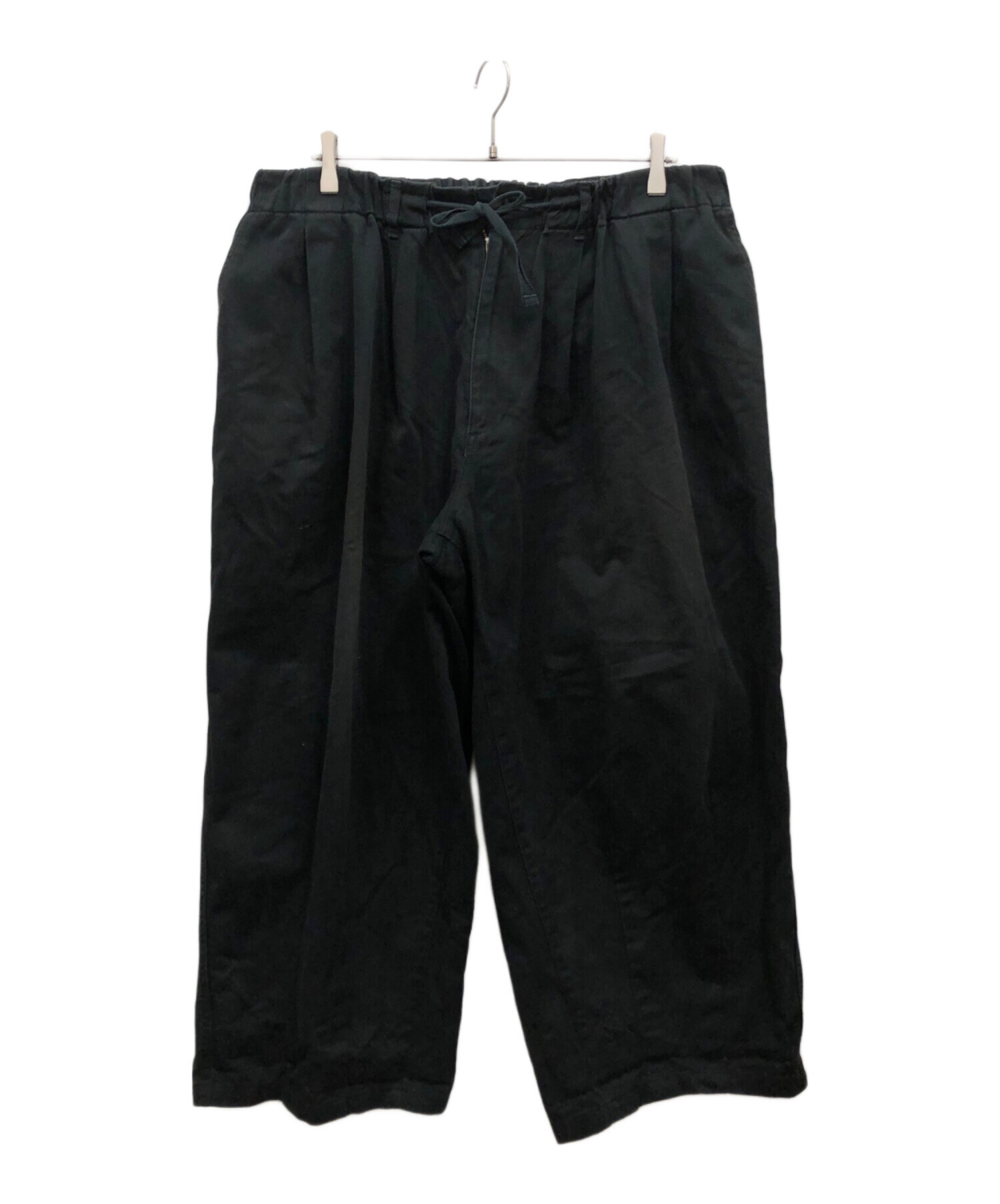 イズネスis-ness BALLOON CARGO EZ PANTS ブラック 中古・古着通販】is-ness (イズネス) BALLOON EZ PANTS is-ness