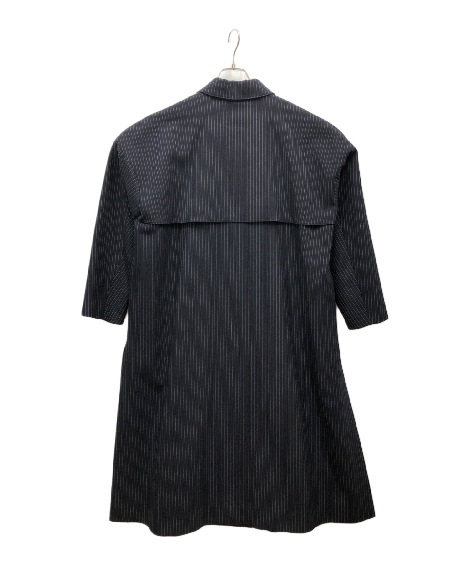 中古・古着通販】ENFOLD (エンフォルド) ダブルコート ネイビー サイズ