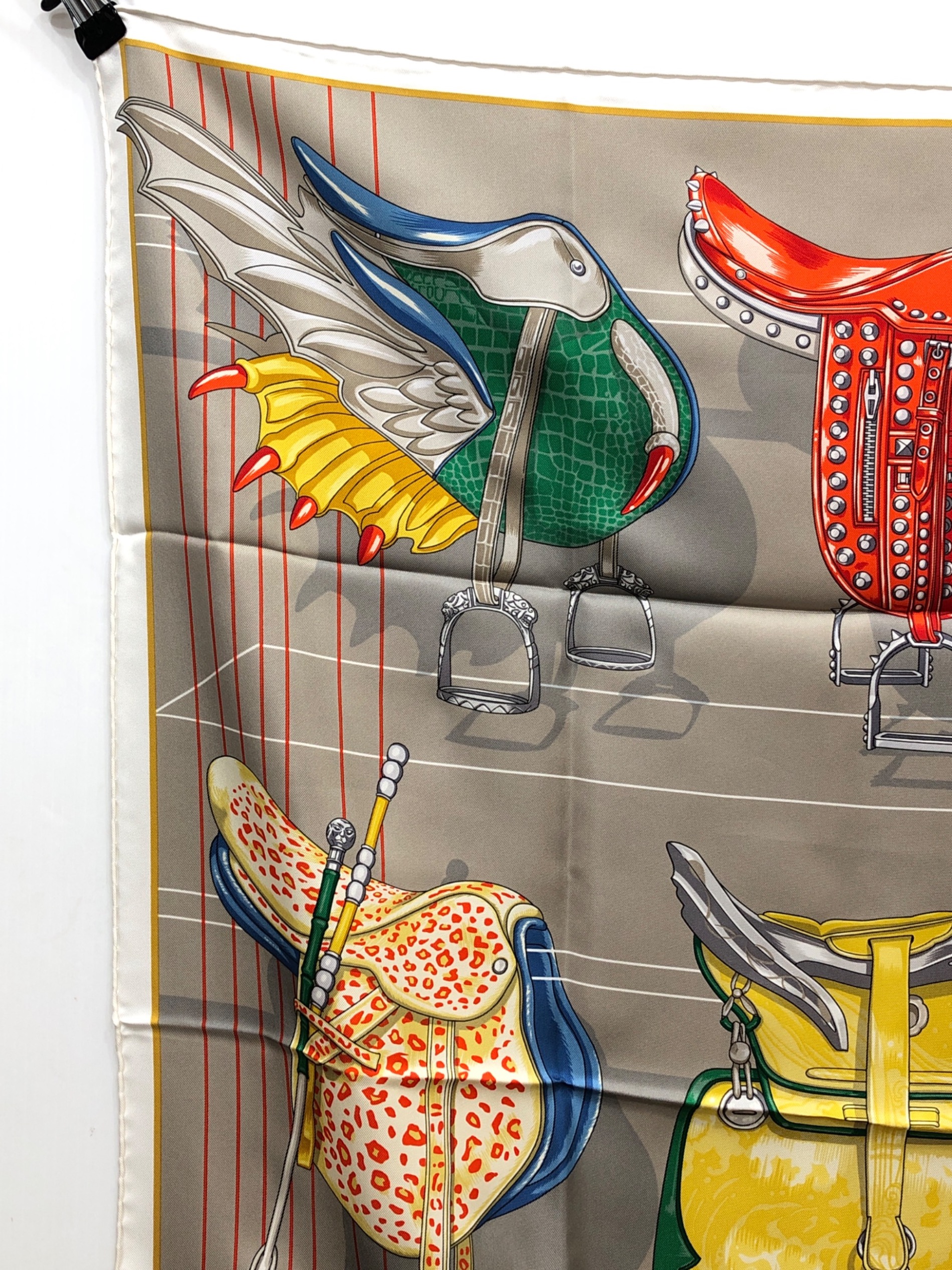 中古・古着通販】HERMES (エルメス) TOUS EN SELLE カレ90 マルチ