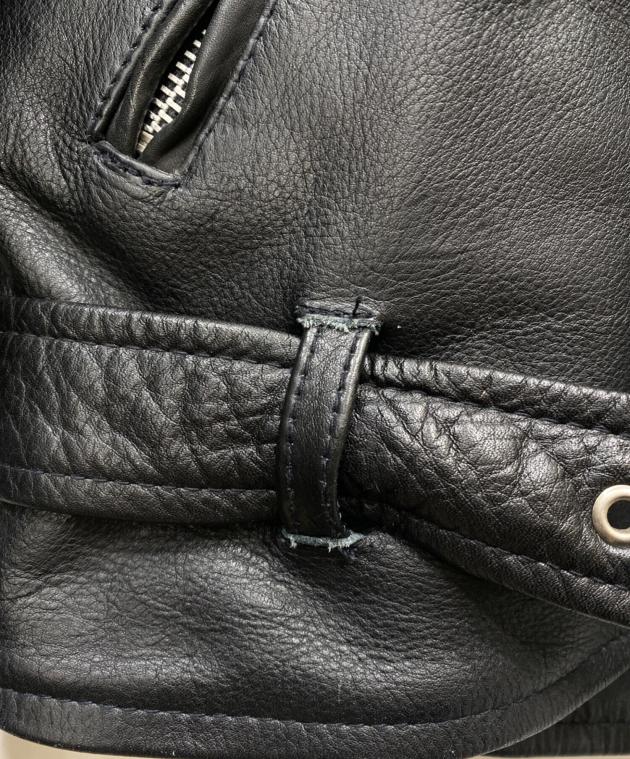 中古・古着通販】CUIRS LONDON (キュイーロンドン) レザーダブル