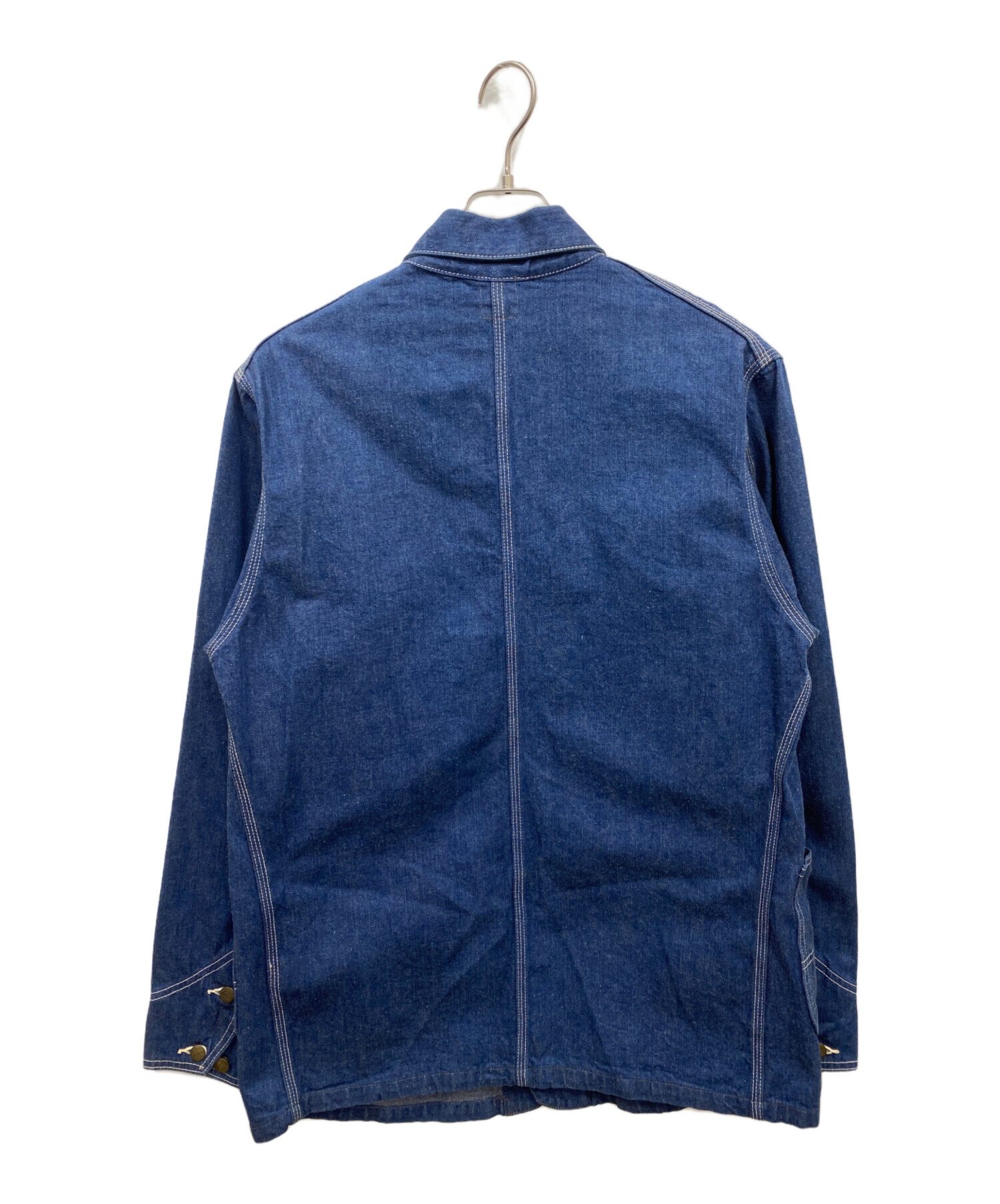 中古・古着通販】LEE (リー) 復刻91-J カバーオール ブルー サイズ:38 中古・古着通販】LEE (リー) 復刻91-J カバーオール ブルー サイズ:38