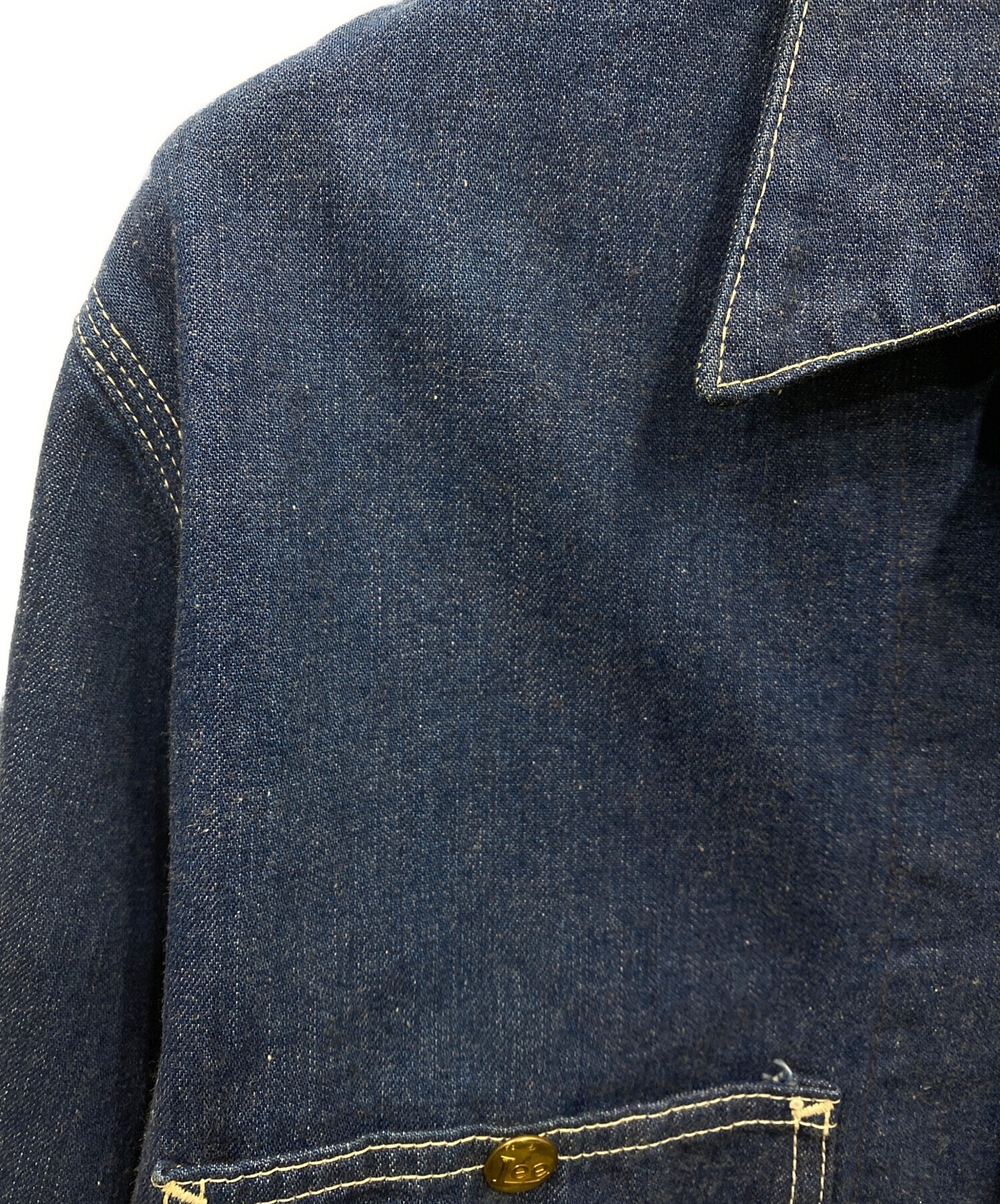 中古・古着通販】LEE (リー) 復刻91-J カバーオール ブルー サイズ:38