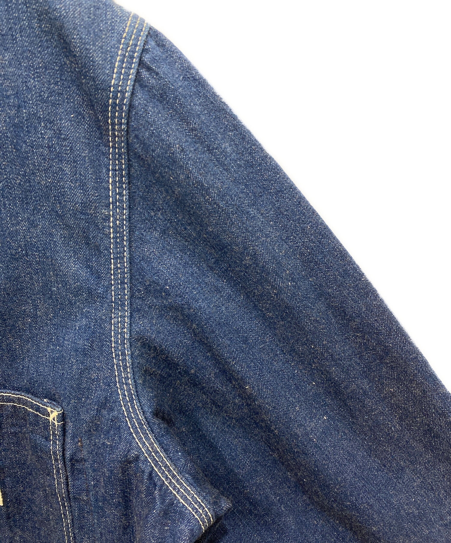中古・古着通販】LEE (リー) 復刻91-J カバーオール ブルー サイズ:38