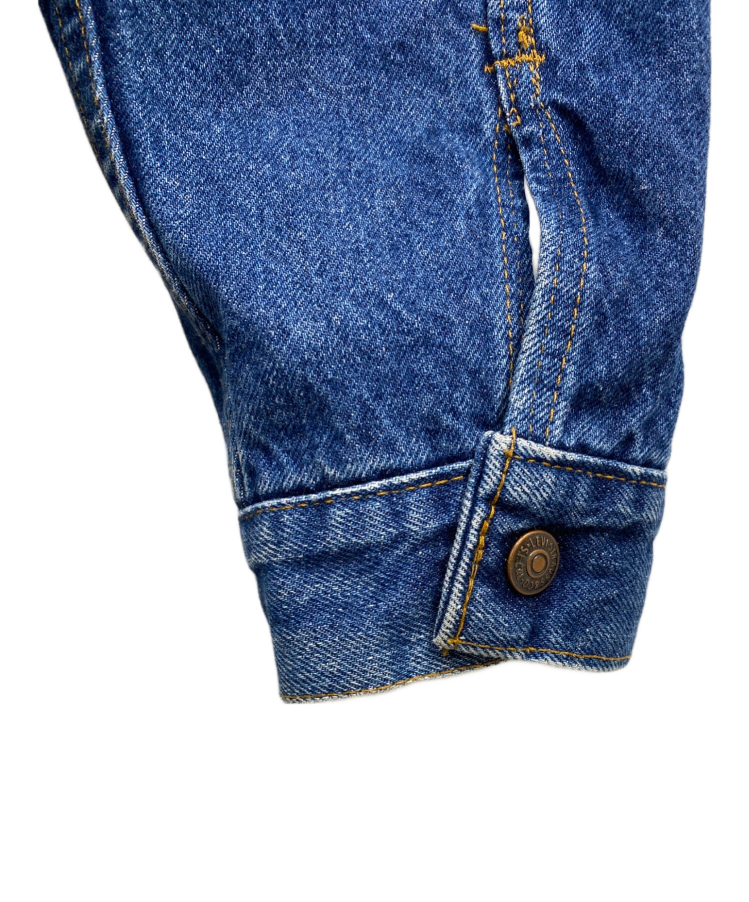 中古・古着通販】LEVI'S (リーバイス) 裏ボアデニムジャケット ブルー