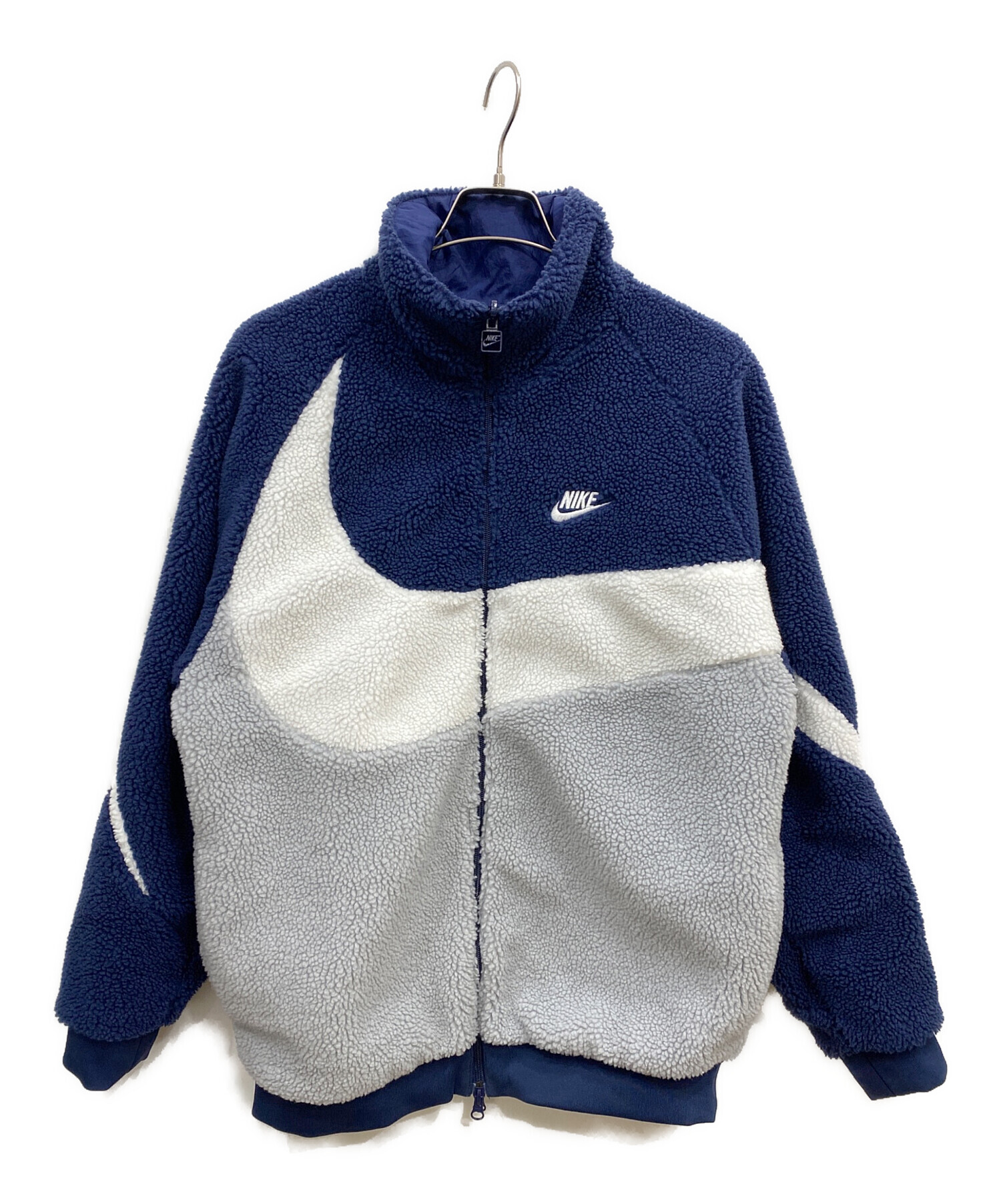 中古・古着通販】NIKE (ナイキ) ボアジャケット ブルー サイズ:M 