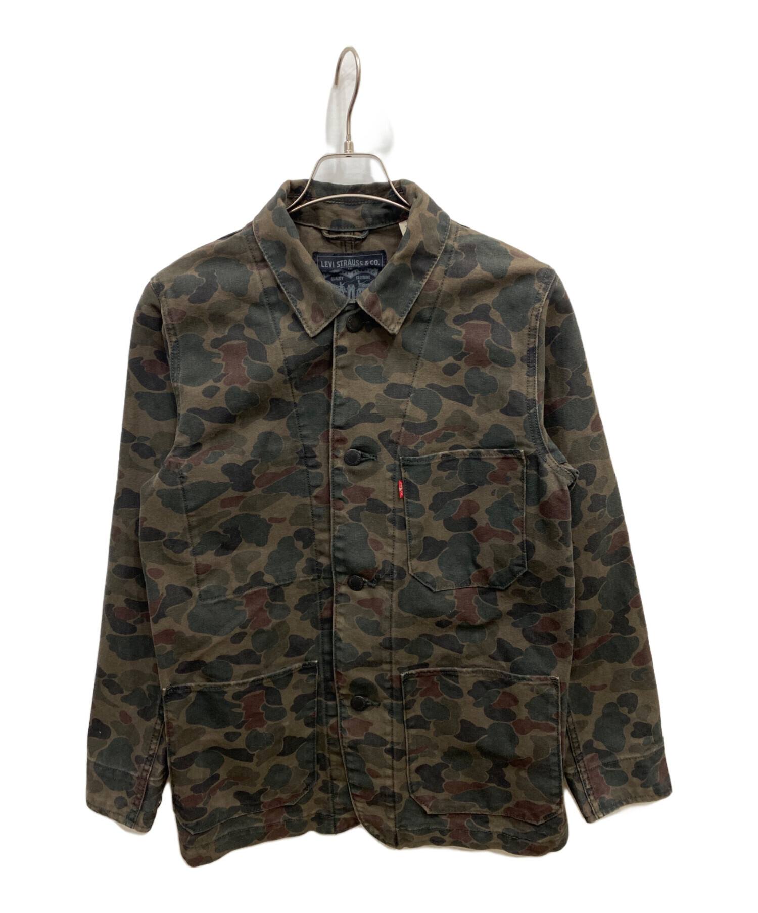 Levis(リーバイス) Western Jacket メンズ JPN：M 【中古】【ブランド古着バズストア】 中古・古着通販】LEVI'S (リーバイス) カモ柄ジャケット ブラウン