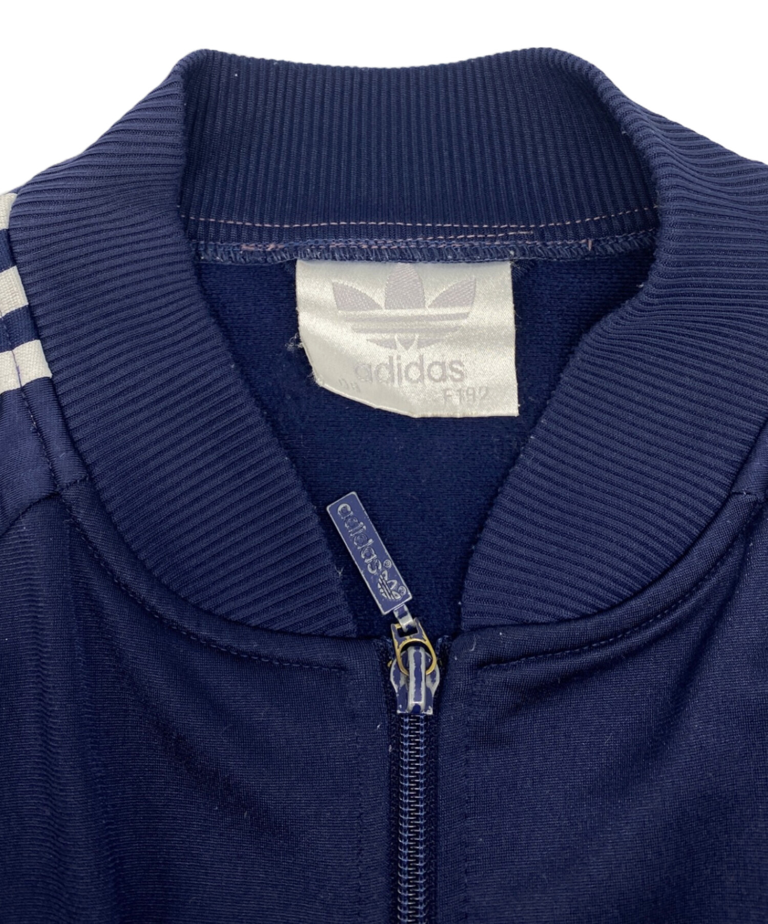 adidas ATP 復刻　トラックジャケット　ネイビー アディダス トラックジャケット 刺繍ロゴ 紺色 ATP復刻 ネイビー