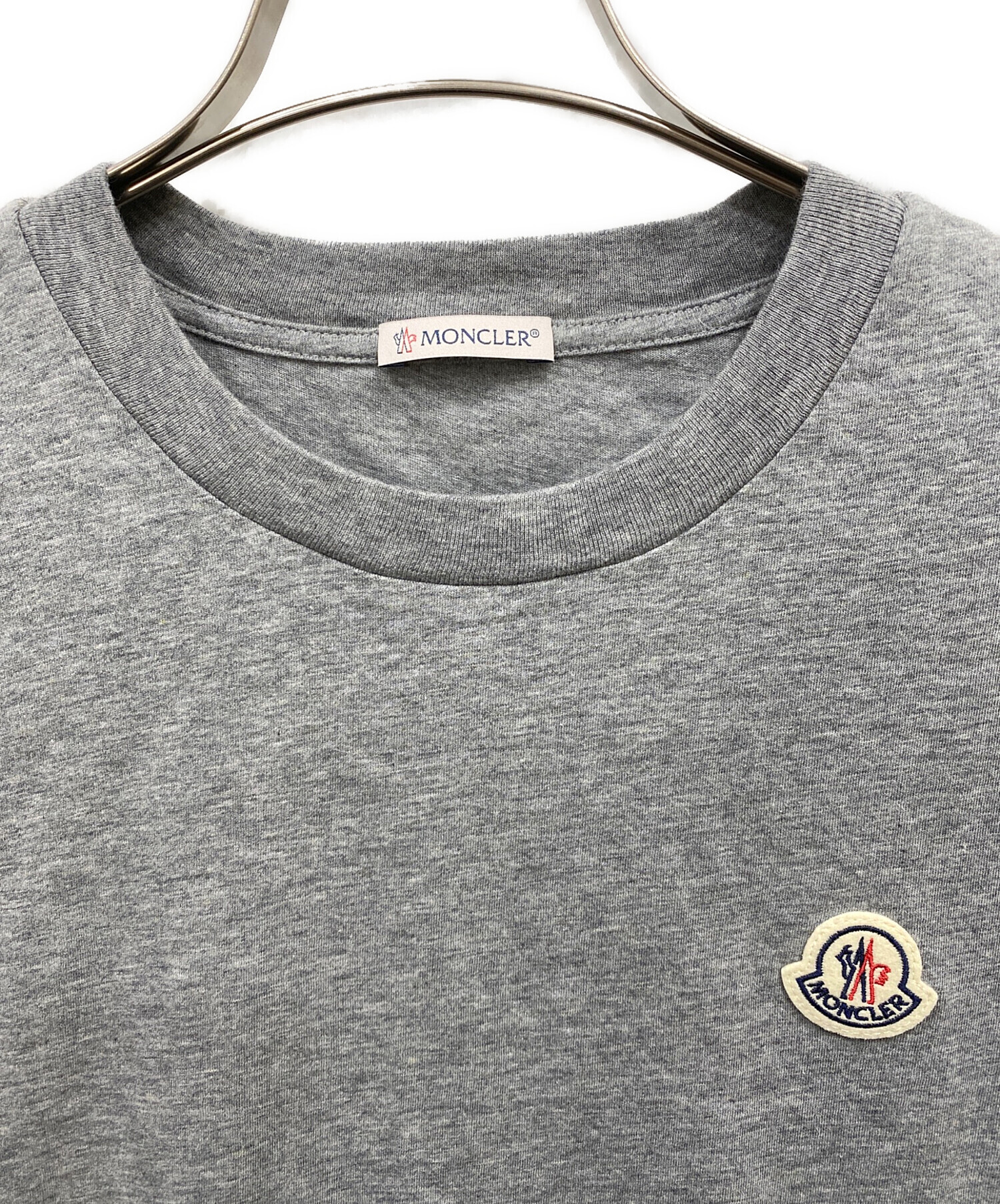 中古・古着通販】MONCLER (モンクレール) Logo Patch Cotton T Shirt