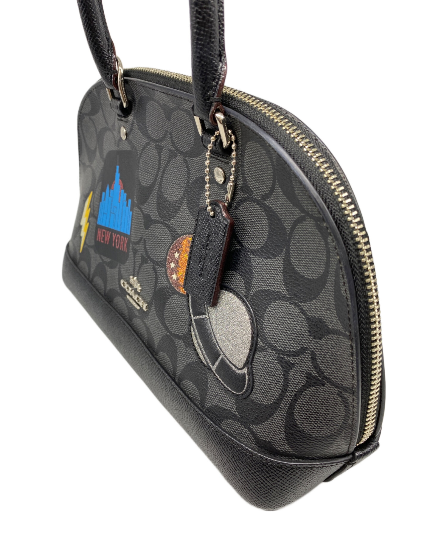 中古・古着通販】COACH (コーチ) ミニ シエラシグネチャー 2WAY