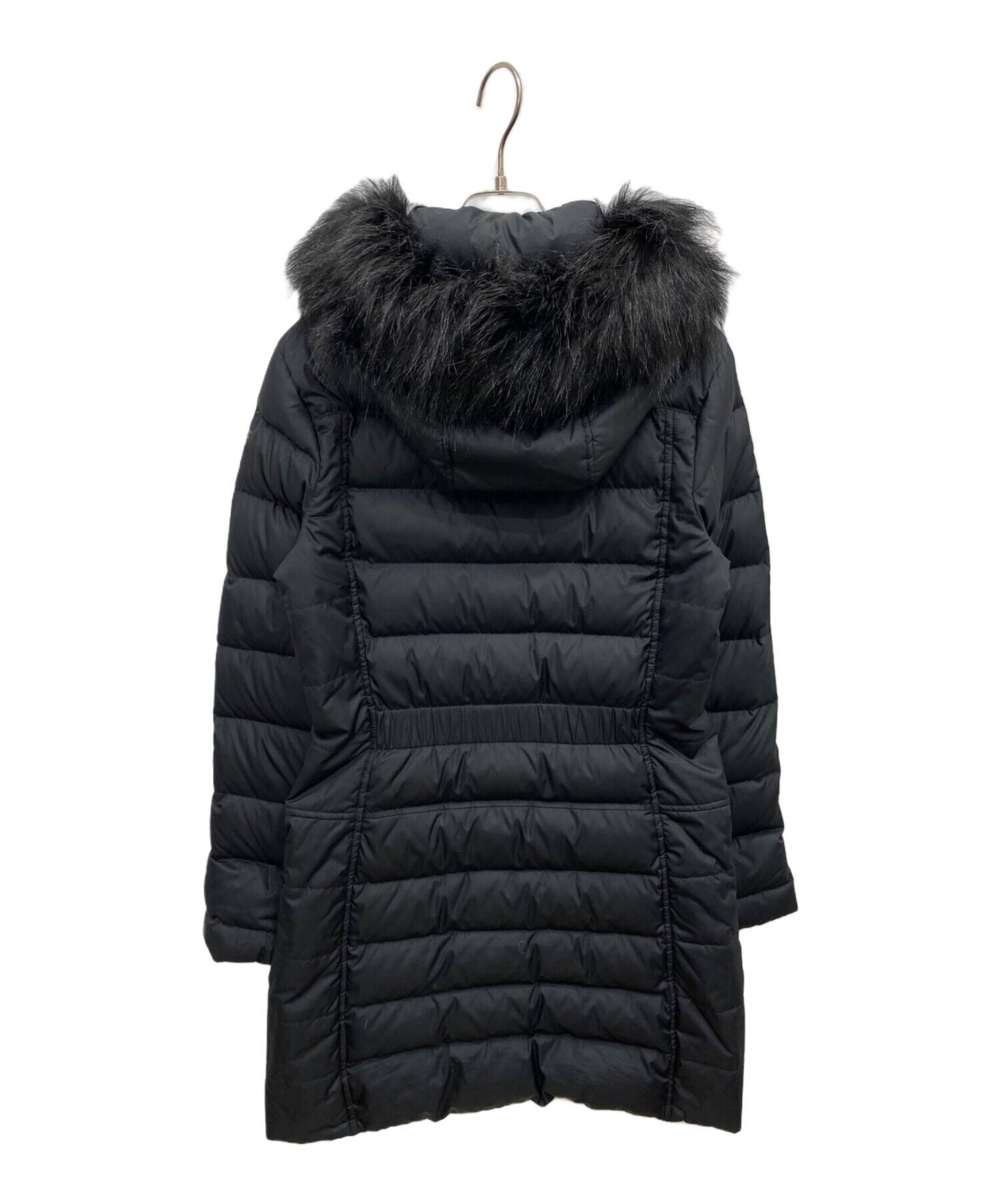 中古・古着通販】NIKE (ナイキ) ファー付ダウンコート ブラック サイズ 