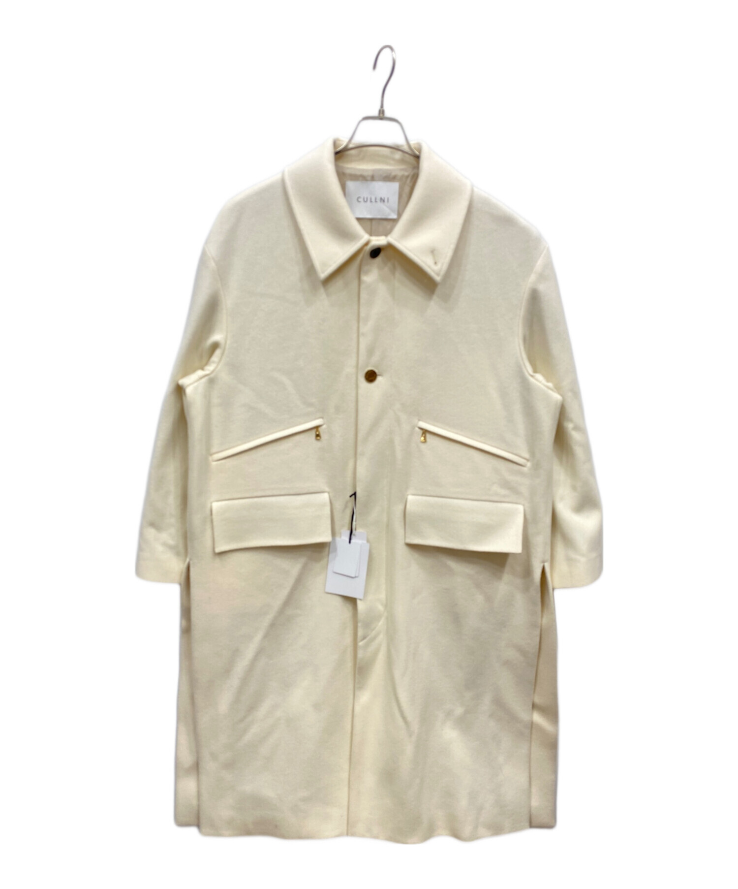 中古・古着通販】CULLNI (クルニ) Melton Double Pocket Long Coat