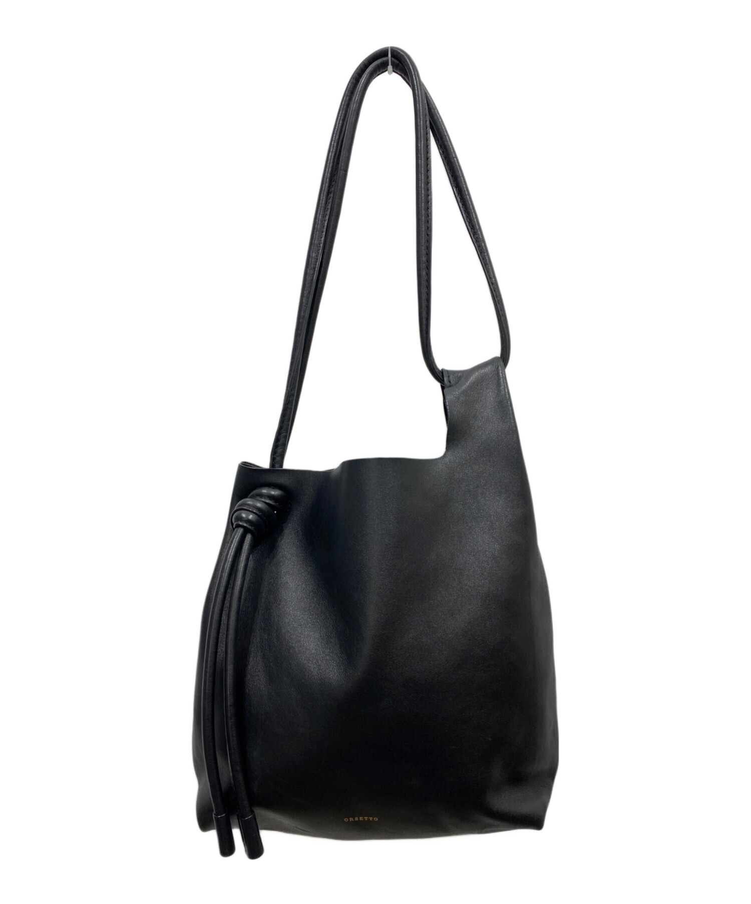 ORSETTO オルセット SLOPE 廃盤　ハンドバッグ レザー　黒 美品❣️ORSETTO オルセット SLOPE 廃盤 ハンドバッグ レザー 黒 2025