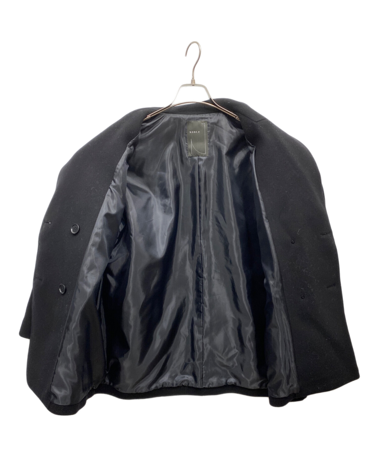 中古・古着通販】Noble (ノーブル) MTRオーバーPコート ブラック