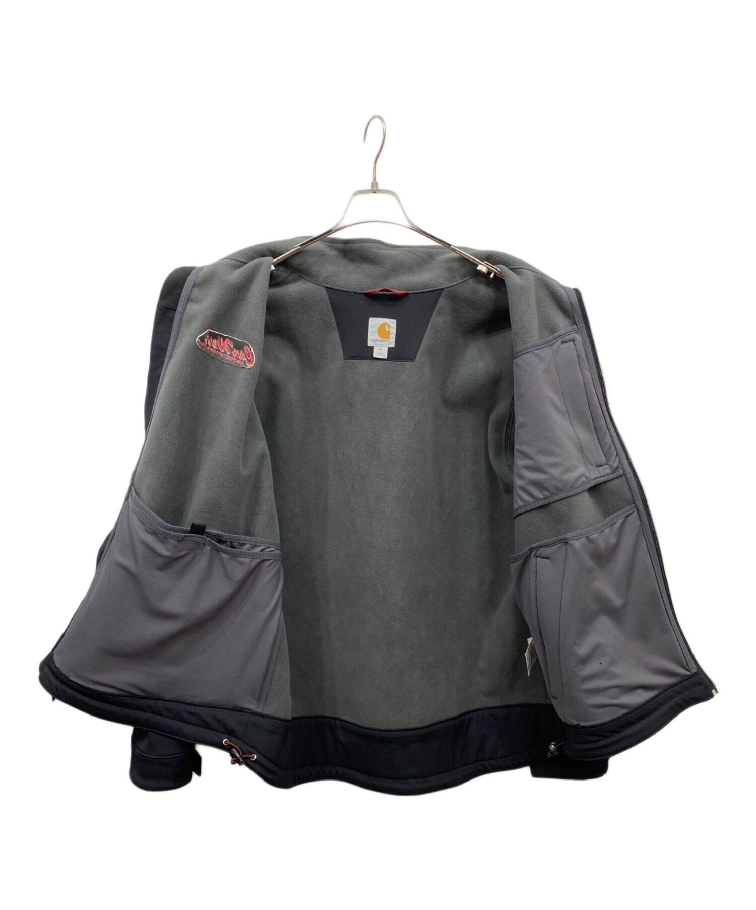 USA古着　carhartt ナイロンジャケット　XL ブラック　ドローコード 中古・古着通販】CarHartt (カーハート) ナイロンジャケット ブラック