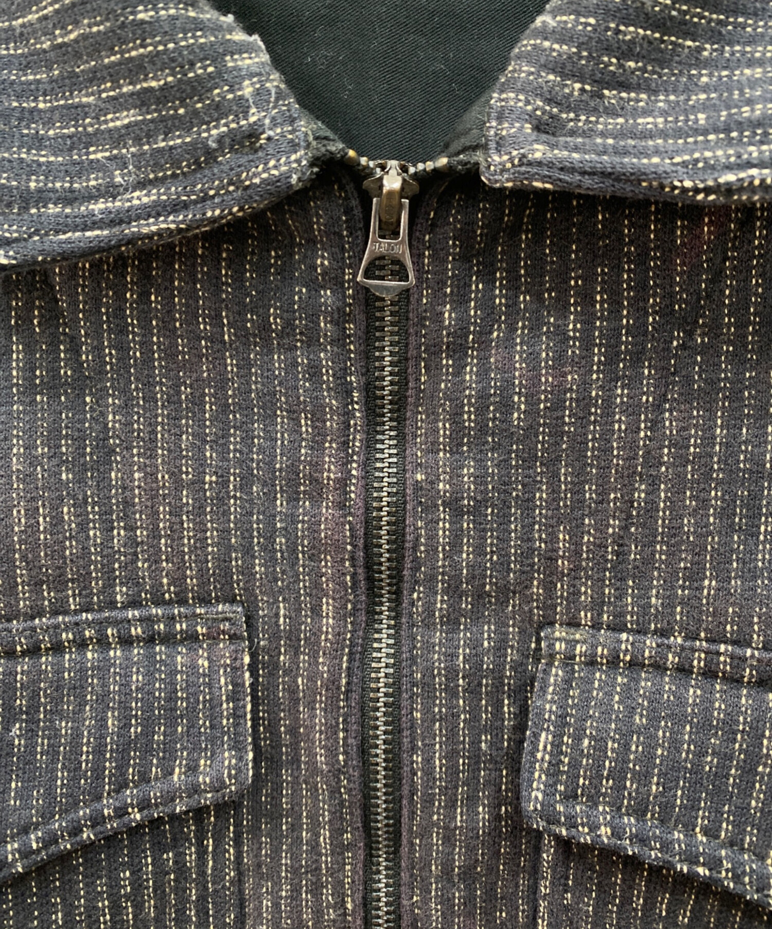 中古・古着通販】RRL (ダブルアールエル) ジップアップストライプ