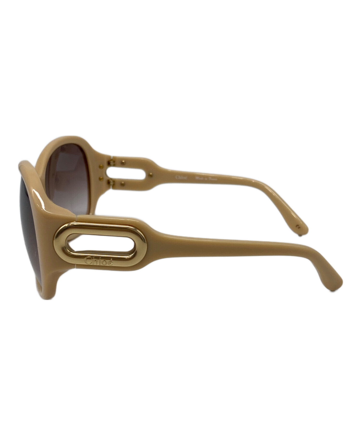 SALE Chloé ベージュ サングラス 中古・古着通販】Chloe (クロエ) サングラス ベージュ｜ブランド・古着