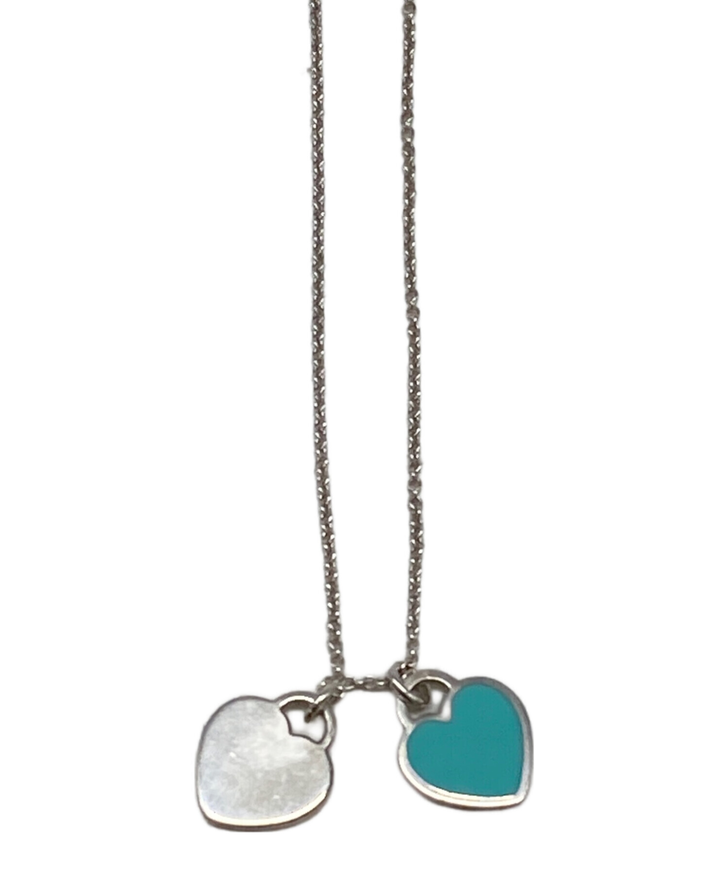 中古・古着通販】TIFFANY & Co. (ティファニー) ブルー ダブル ハート 