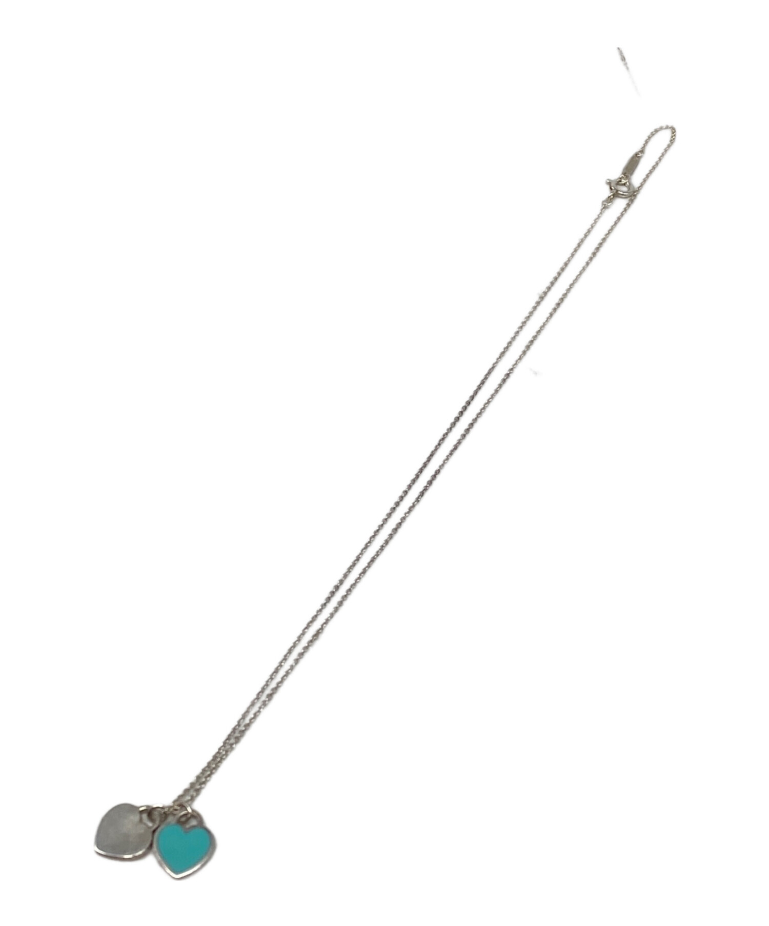 中古・古着通販】TIFFANY & Co. (ティファニー) ブルー ダブル ハート 