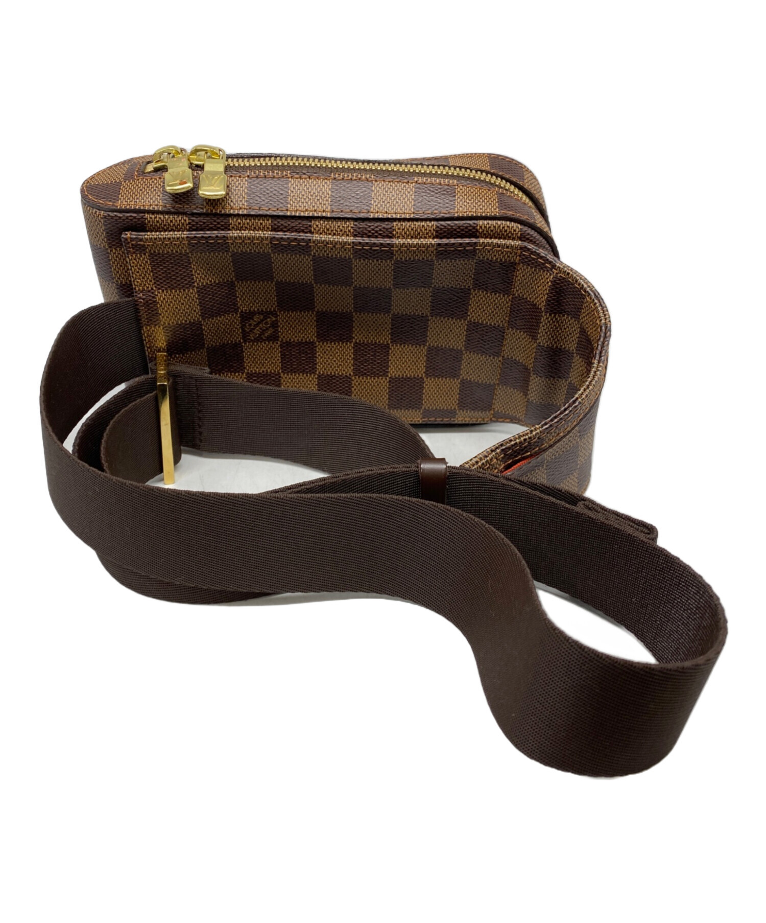 Louis Vuitton ボディバッグ ブラウン 中古・古着通販】LOUIS VUITTON (ルイ ヴィトン) ボディーバッグ