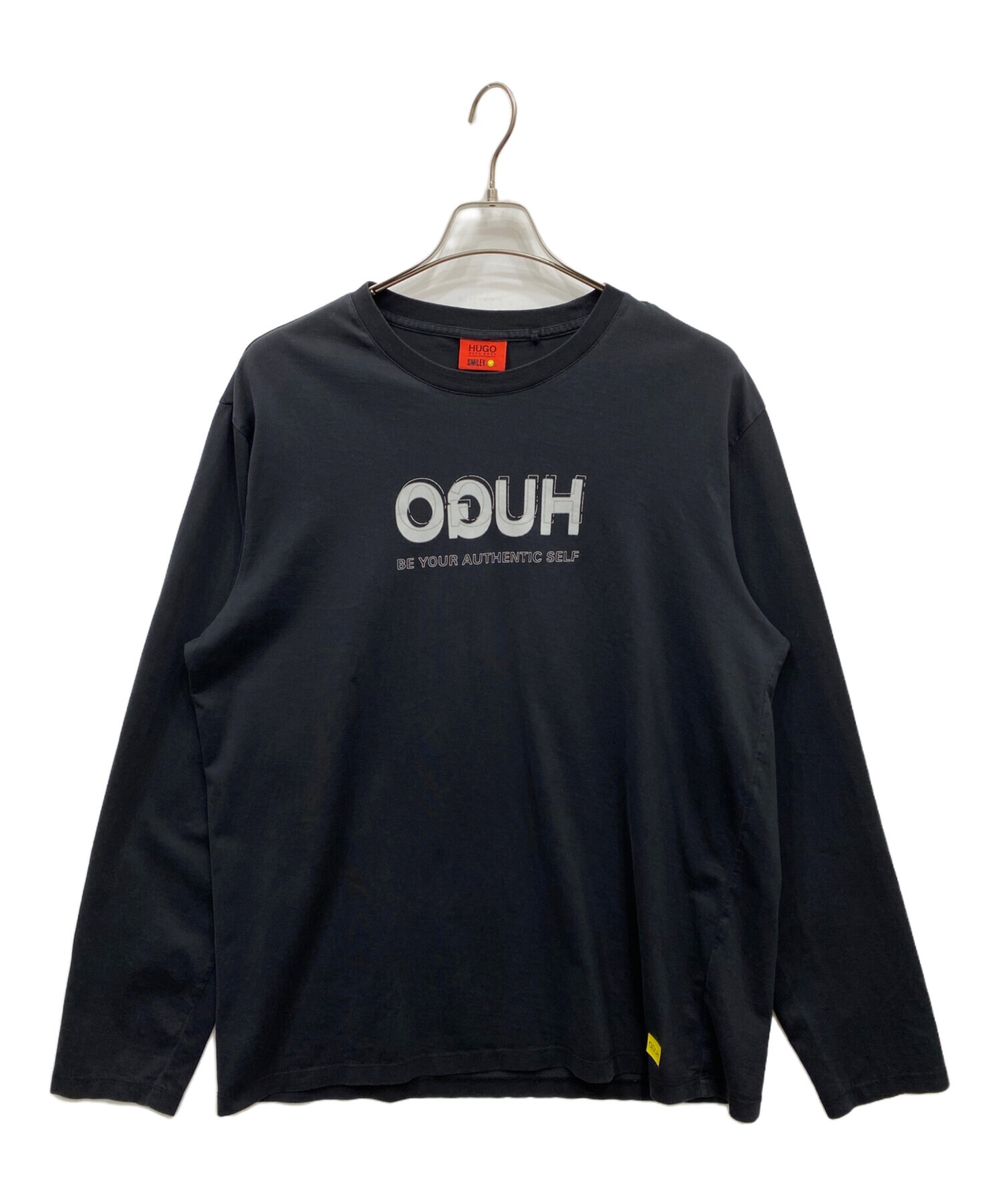 中古・古着通販】HUGO BOSS (ヒューゴ ボス) 長袖カットソー ブラック 