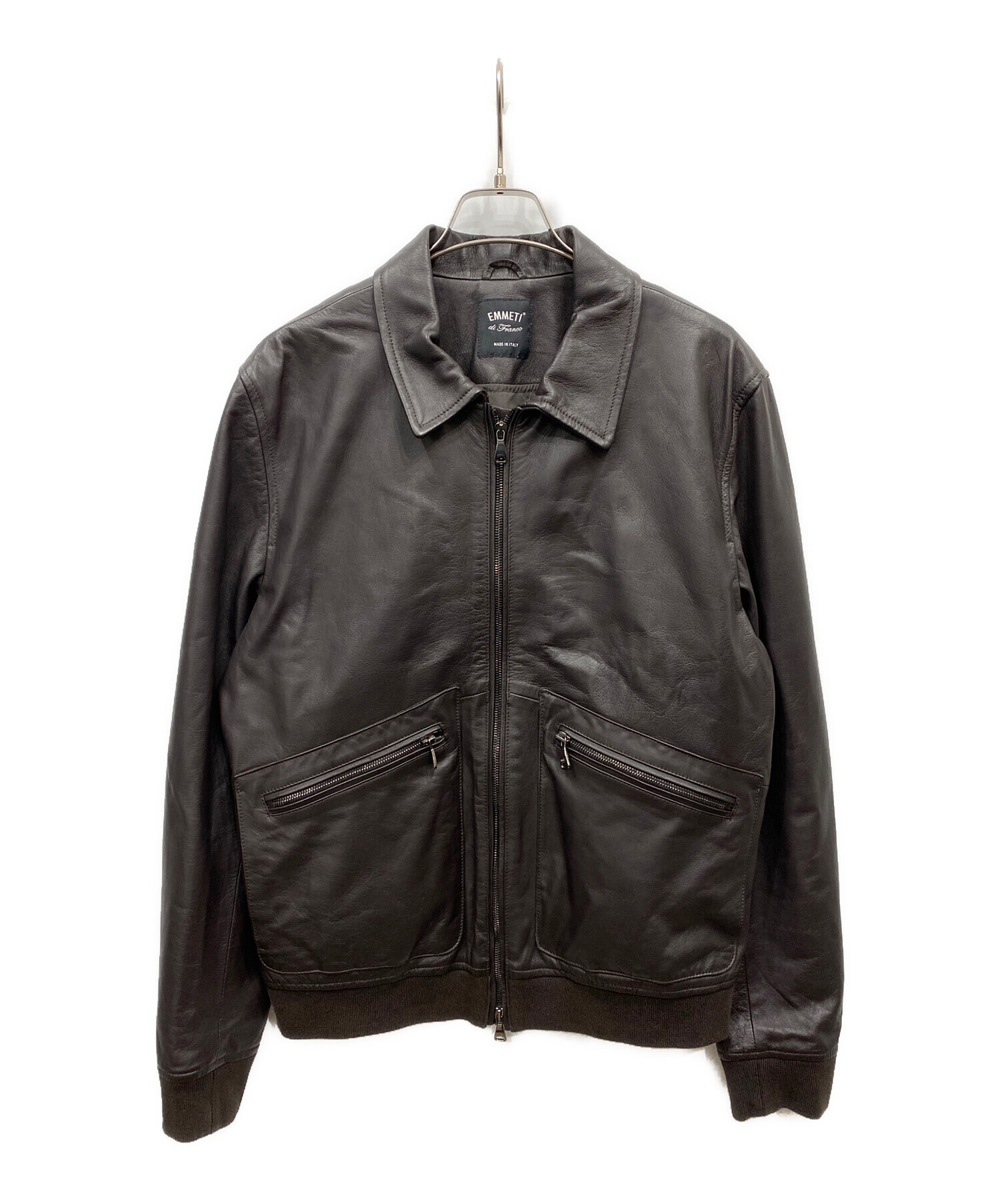 中古・古着通販】EMMETI (エンメティ) A-2型レザージャケット 中古・古着通販】EMMETI (エンメティ) A-2型レザージャケット