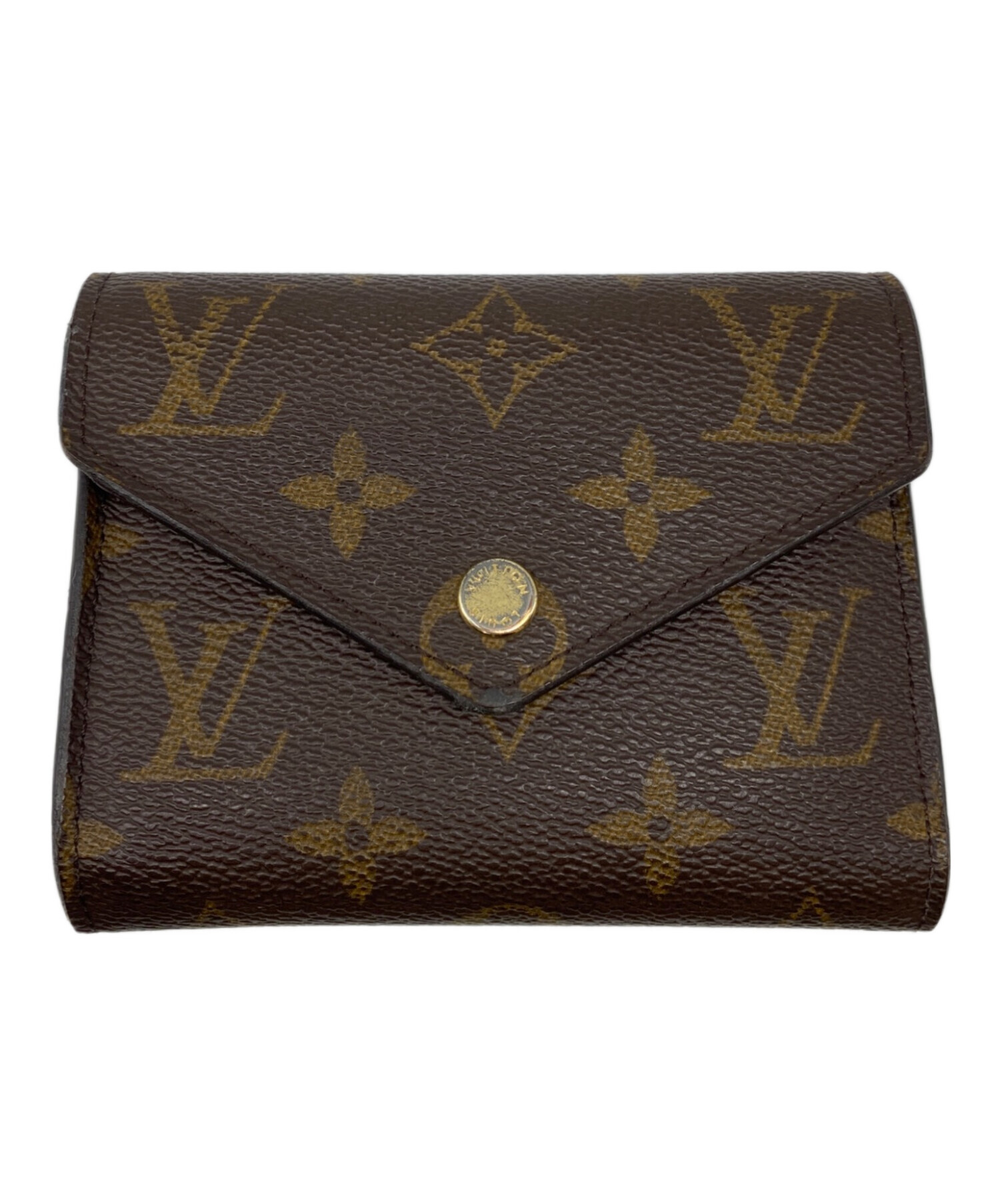 中古・古着通販】LOUIS VUITTON (ルイ ヴィトン) 3つ折り財布 ブラウン 