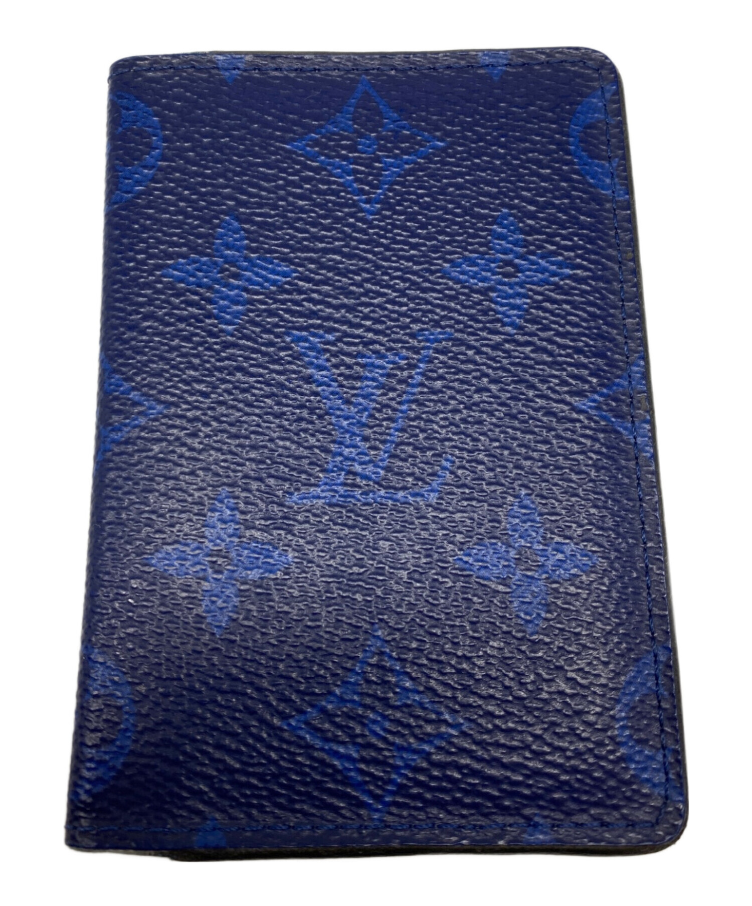 中古・古着通販】LOUIS VUITTON (ルイ ヴィトン) カードケース ブルー