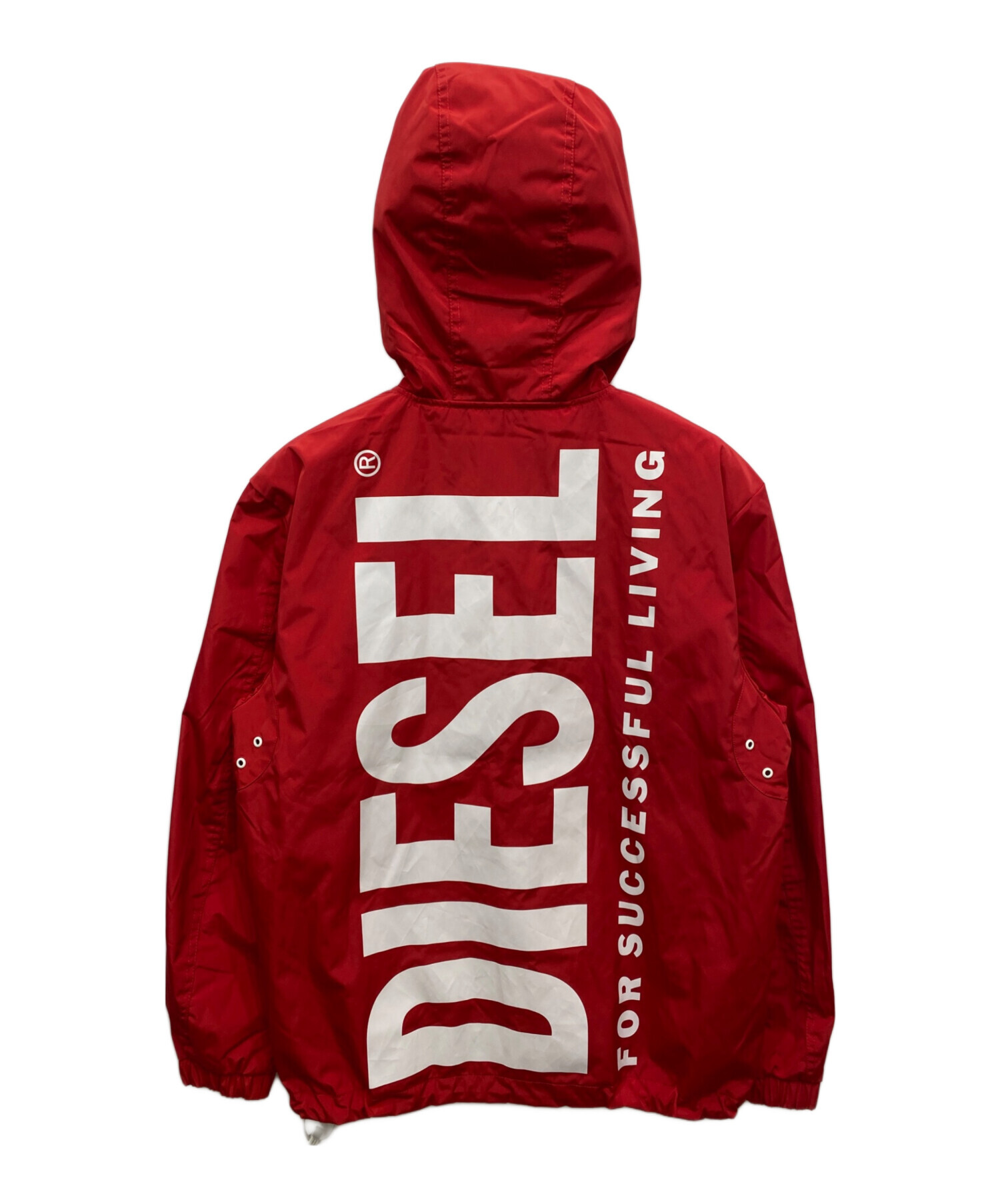中古・古着通販】DIESEL (ディーゼル) フーデッドジャケット レッド