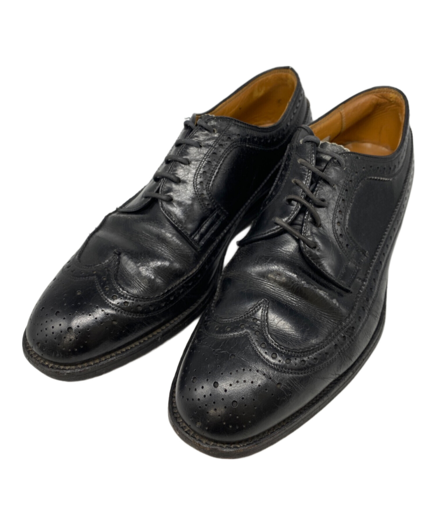 【新品未使用】REGALウィングチップ ドレスシューズ⭐︎プロのメンテナンス済み 中古・古着通販】REGAL (リーガル) ウィングチップシューズ ブラック