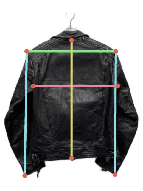 中古・古着通販】NEIGHBORHOOD (ネイバーフッド) ダブルライダース