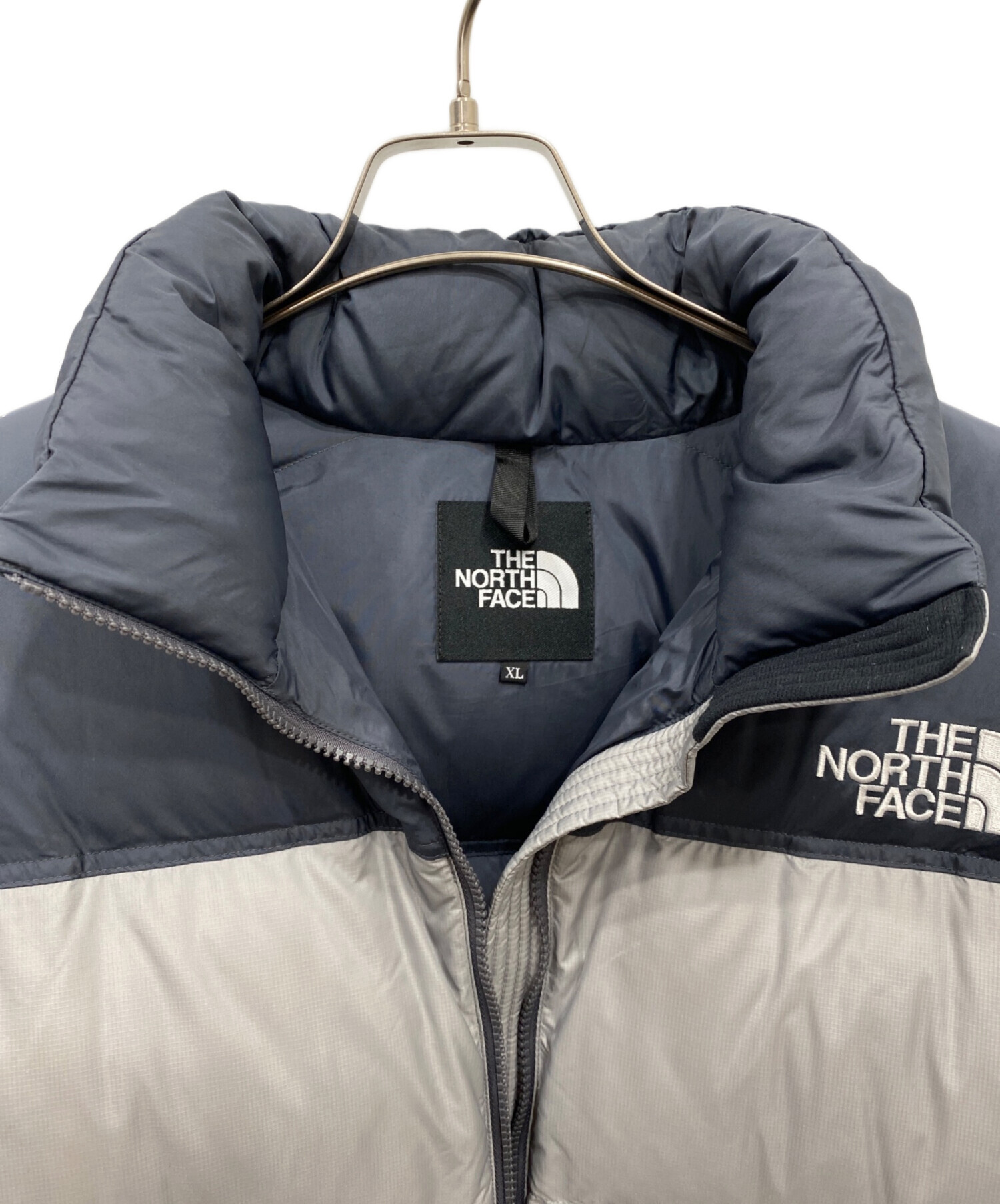 THE NORTH FACE グレー ダウンジャケット 中古・古着通販】THE NORTH FACE (ザ ノース フェイス) ダウン