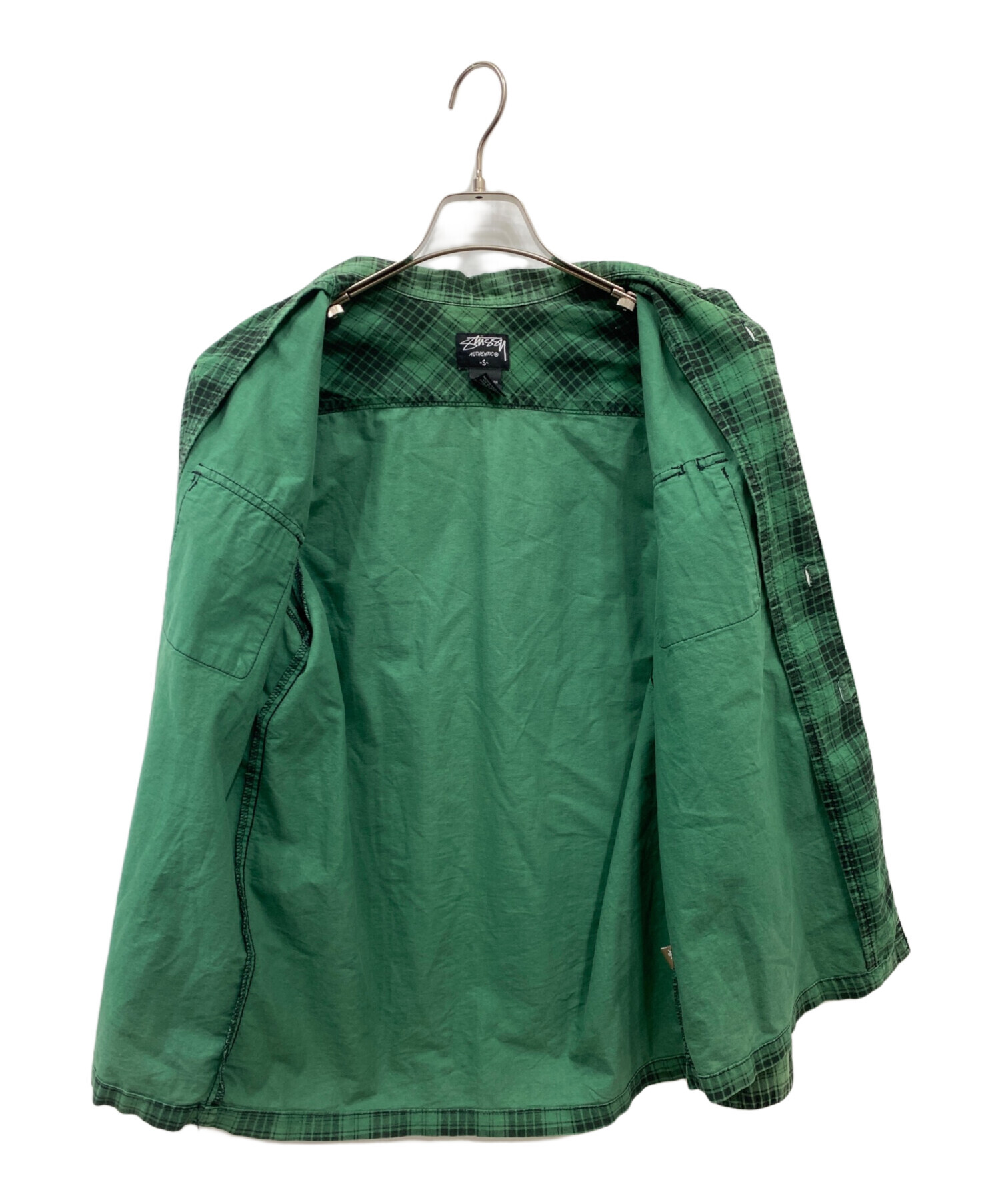 中古・古着通販】stussy (ステューシー) チェックシャツ