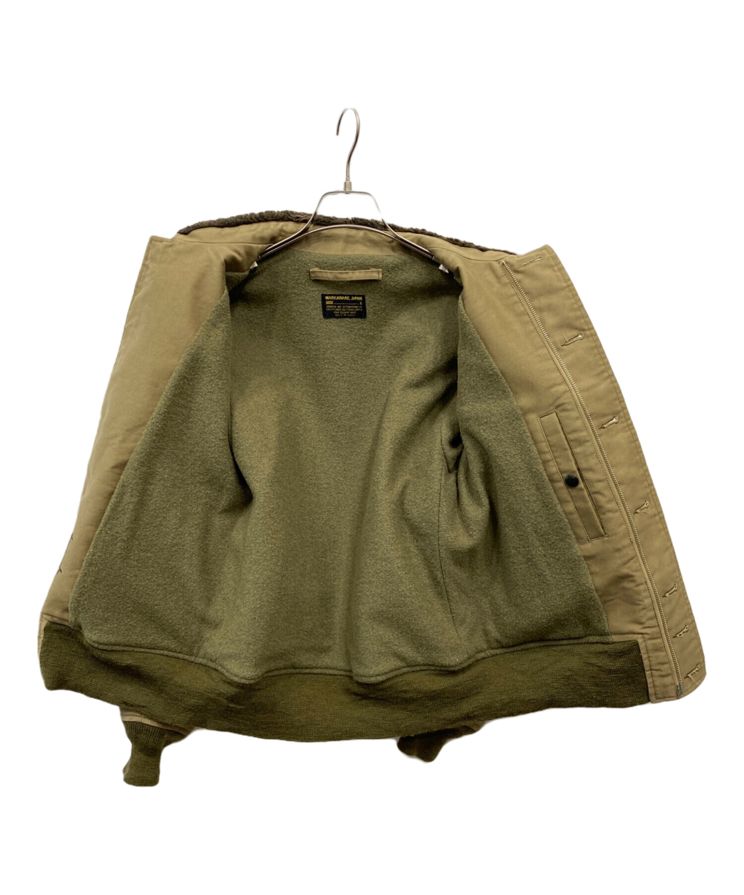 中古・古着通販】MARKAWARE (マーカウェア) フライトジャケット カーキ 