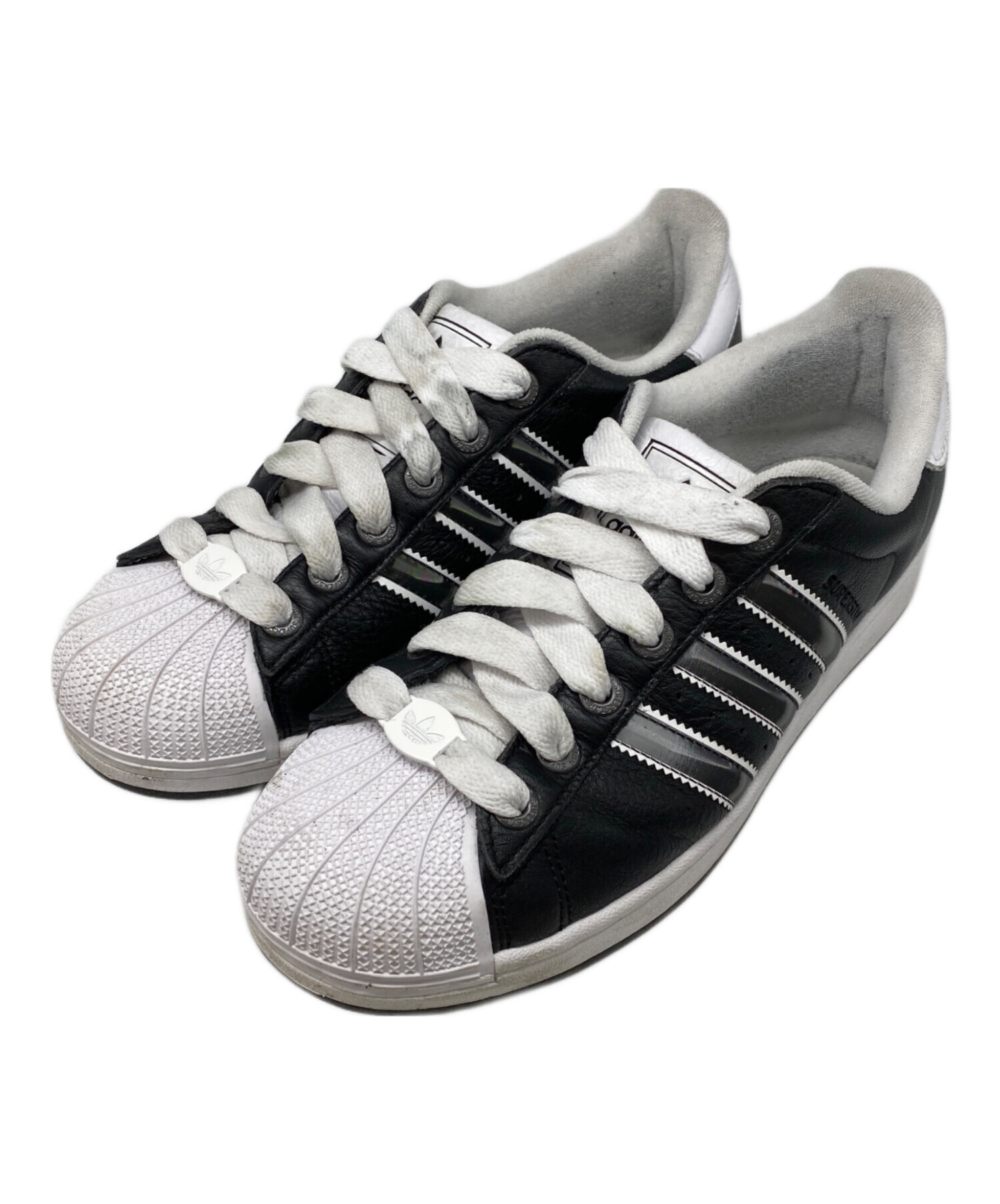 中古・古着通販】adidas (アディダス) スーパースター II ブラック