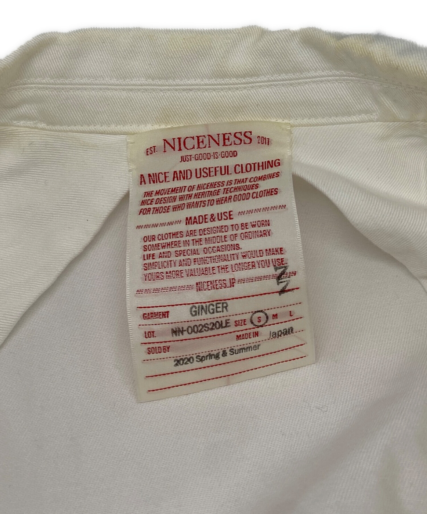 イ*ス様 L'ECHOPPE NICENESS 別注 tシャツ　M 中古・古着通販】NICENESS (ナイスネス) L'ECHOPPE (レショップ