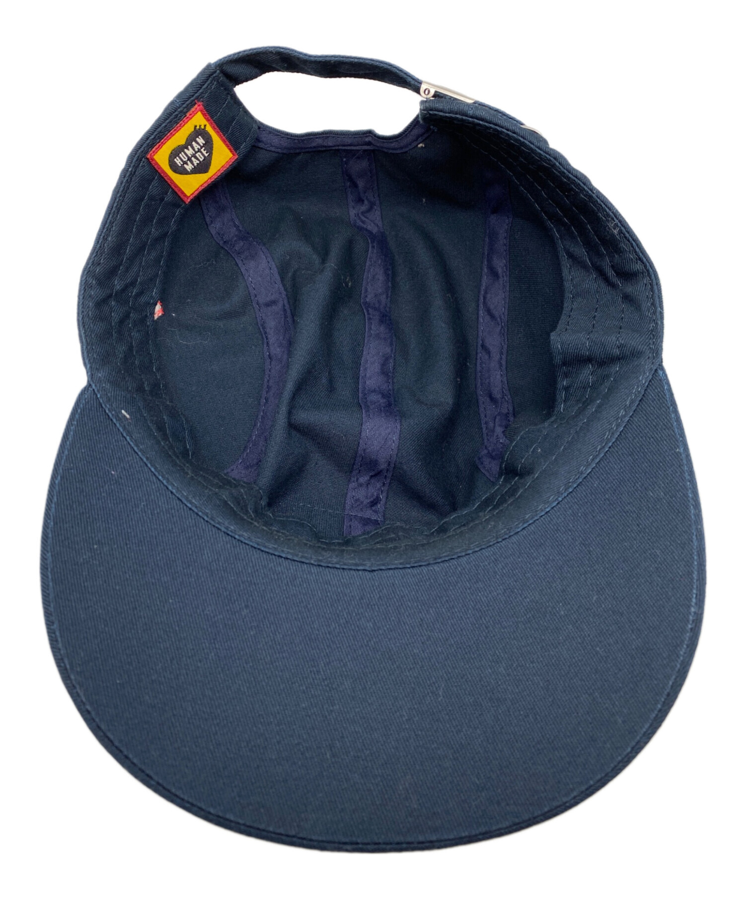 Human Made ダークブルー 帽子 中古・古着通販】HUMAN MADE (ヒューマンメイド) 4PANEL TWILL CAP