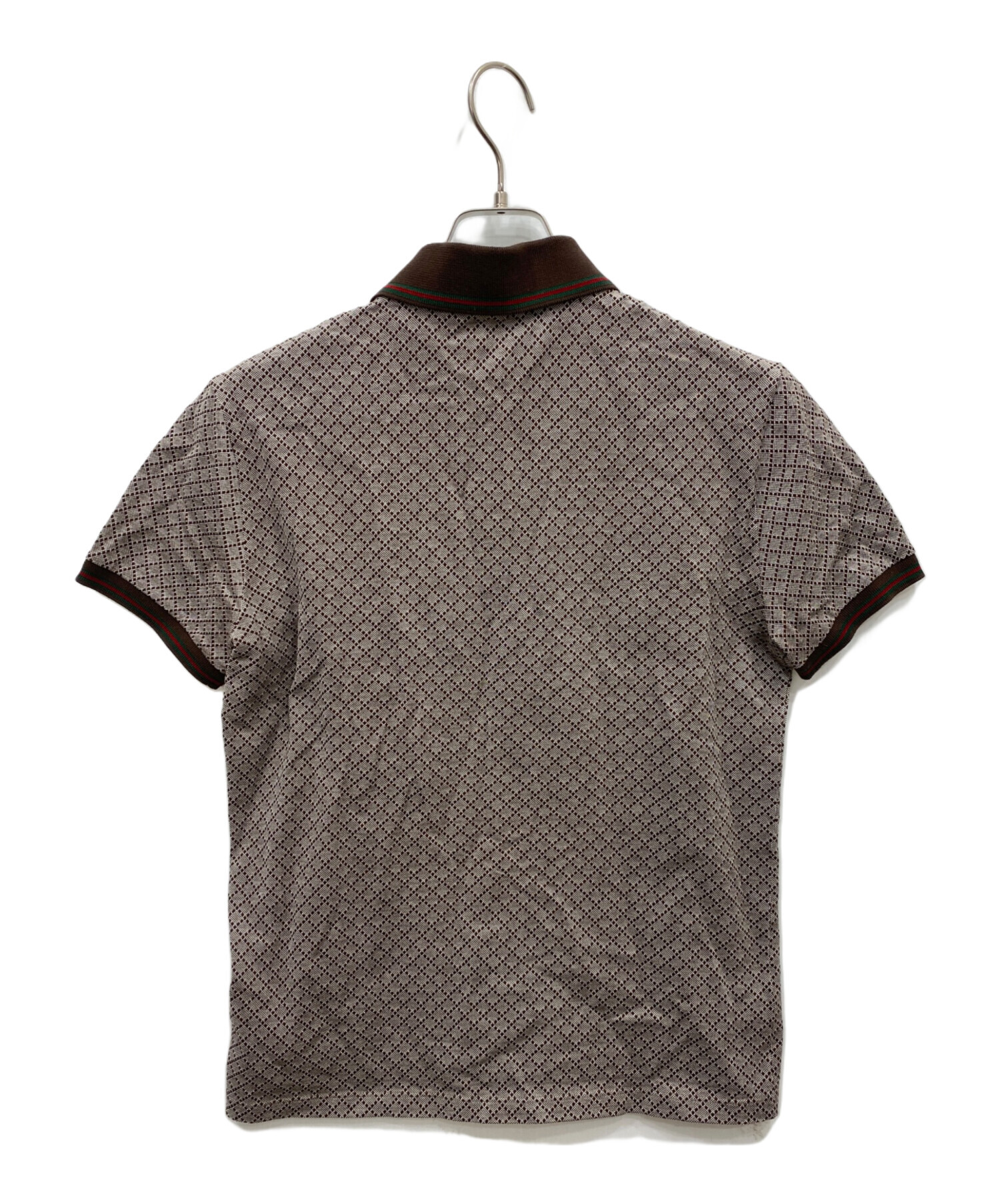 中古・古着通販】GUCCI (グッチ) シェリーラインポロシャツ ブラウン 