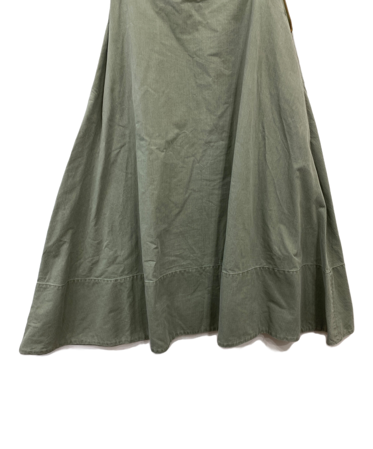 定価121000円 未使用タグ付き マディソンブルー フレアスカート Aライン 中古・古着通販】MADISON BLUE (マディソンブルー) バックサテンマキシ