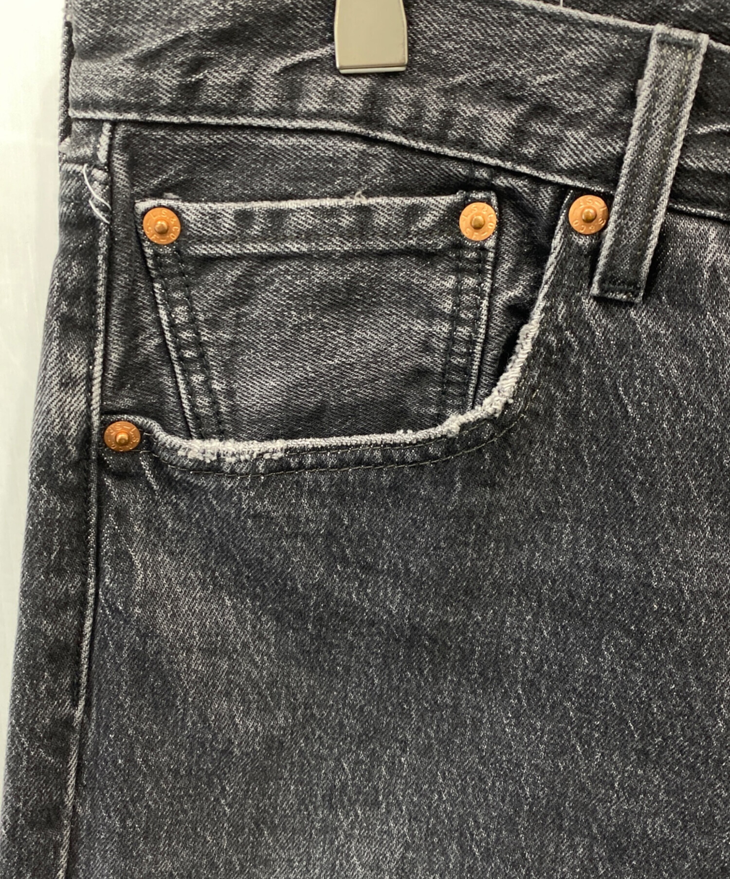 中古・古着通販】LEVI'S (リーバイス) 501デニムパンツ ブラック