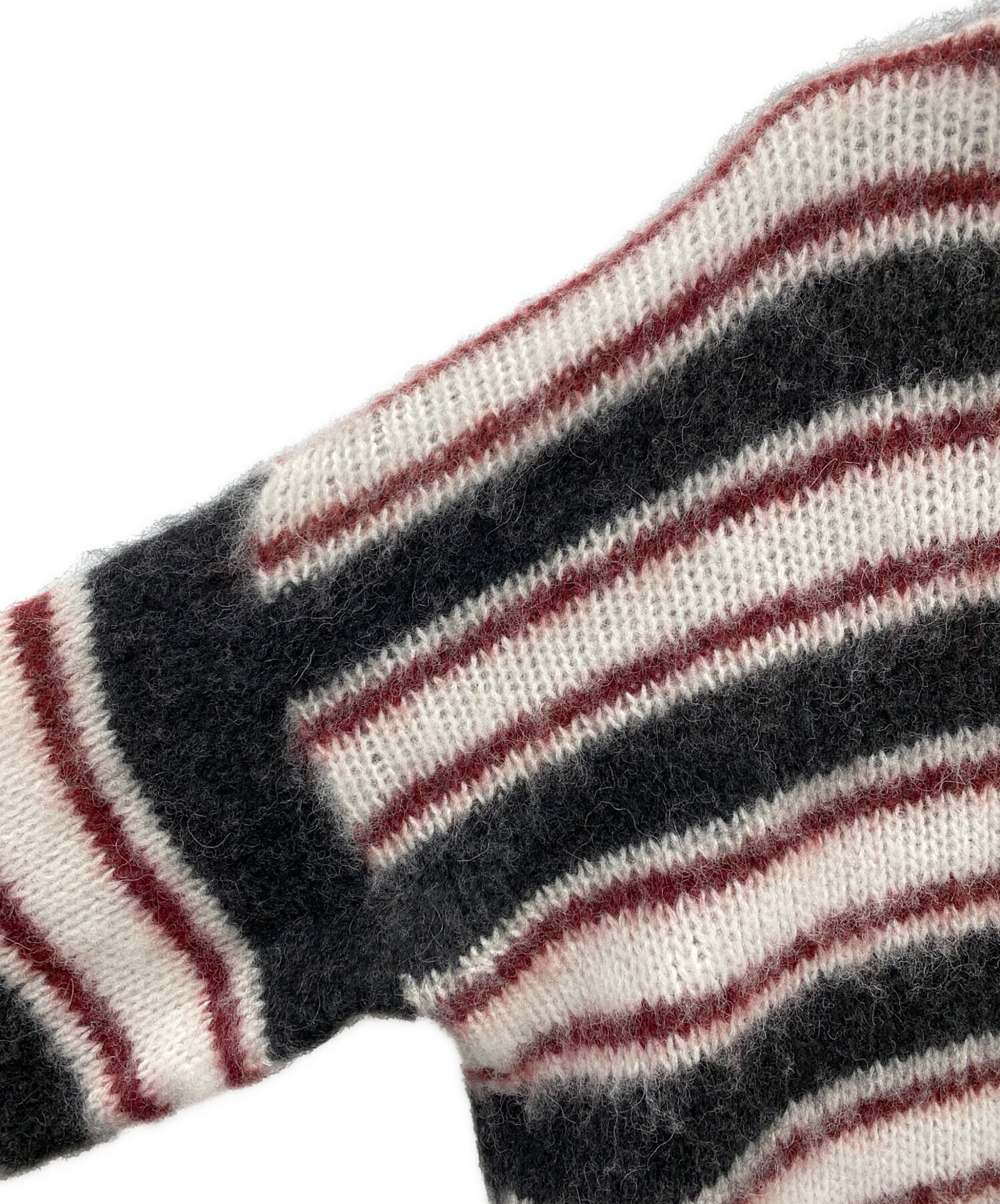 中古・古着通販】ALANUI (アラヌイ) Grunge Stripes Sweater ブラック 